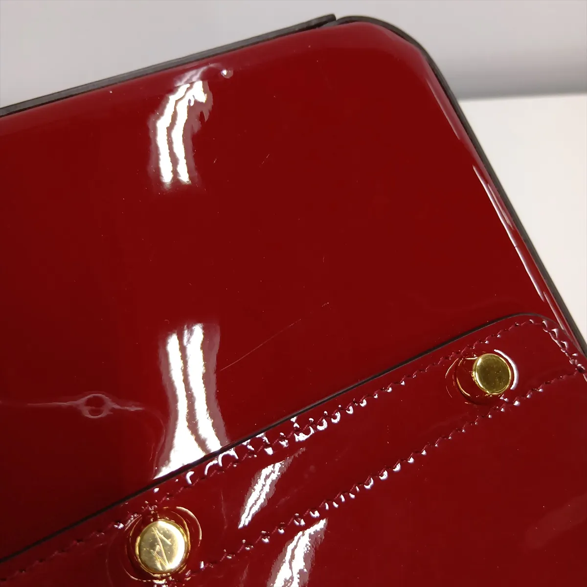 Sylvie 589479 Patent Leather 2-Way Handbag, Red — view 15