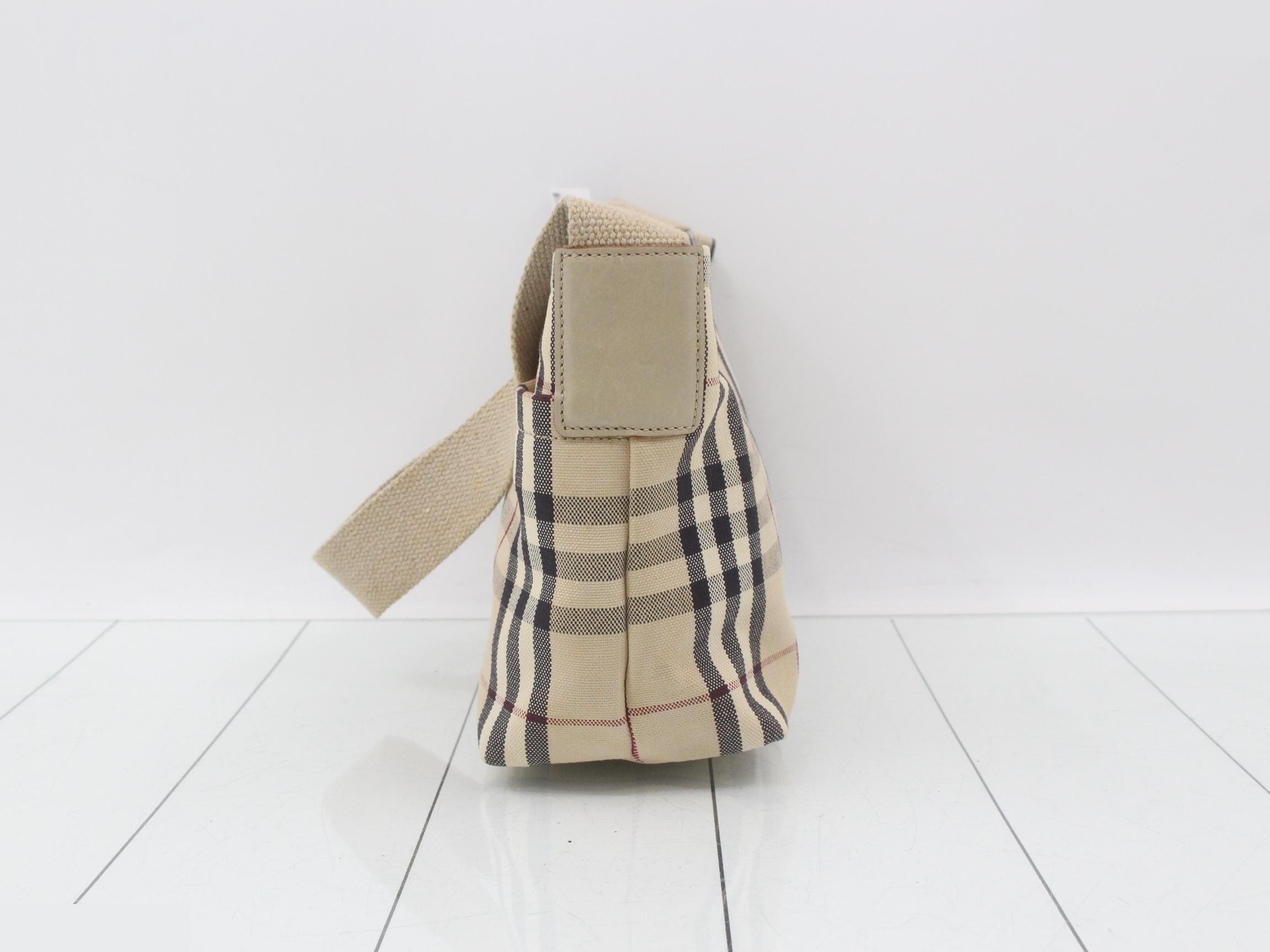 Nova Check Canvas One-Shoulder Bag — view 3
