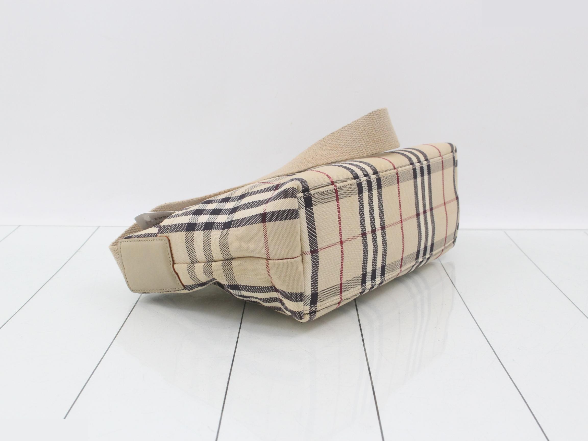 Nova Check Canvas One-Shoulder Bag — view 5