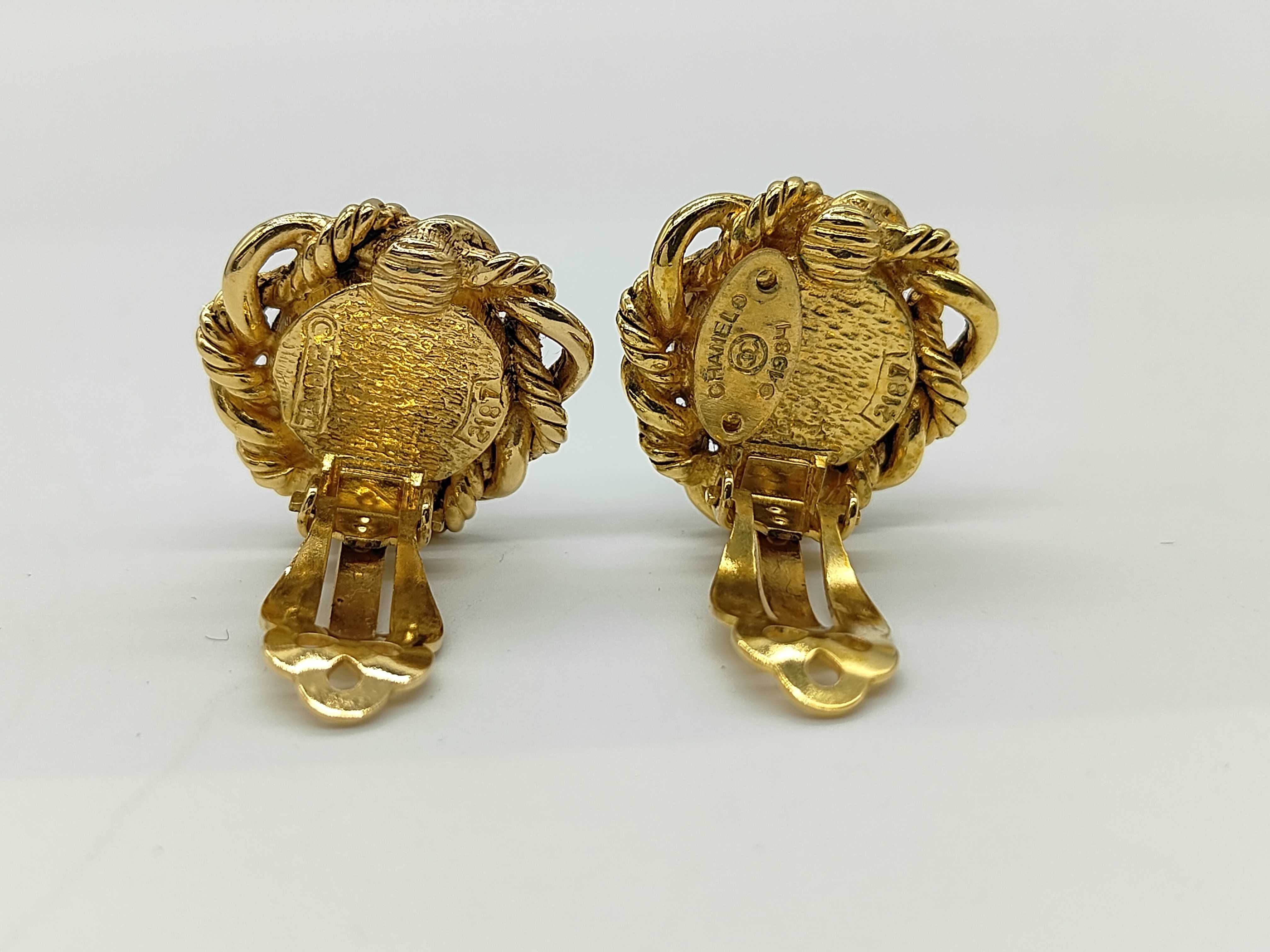 Faux Pearl Round Earrings — view 2