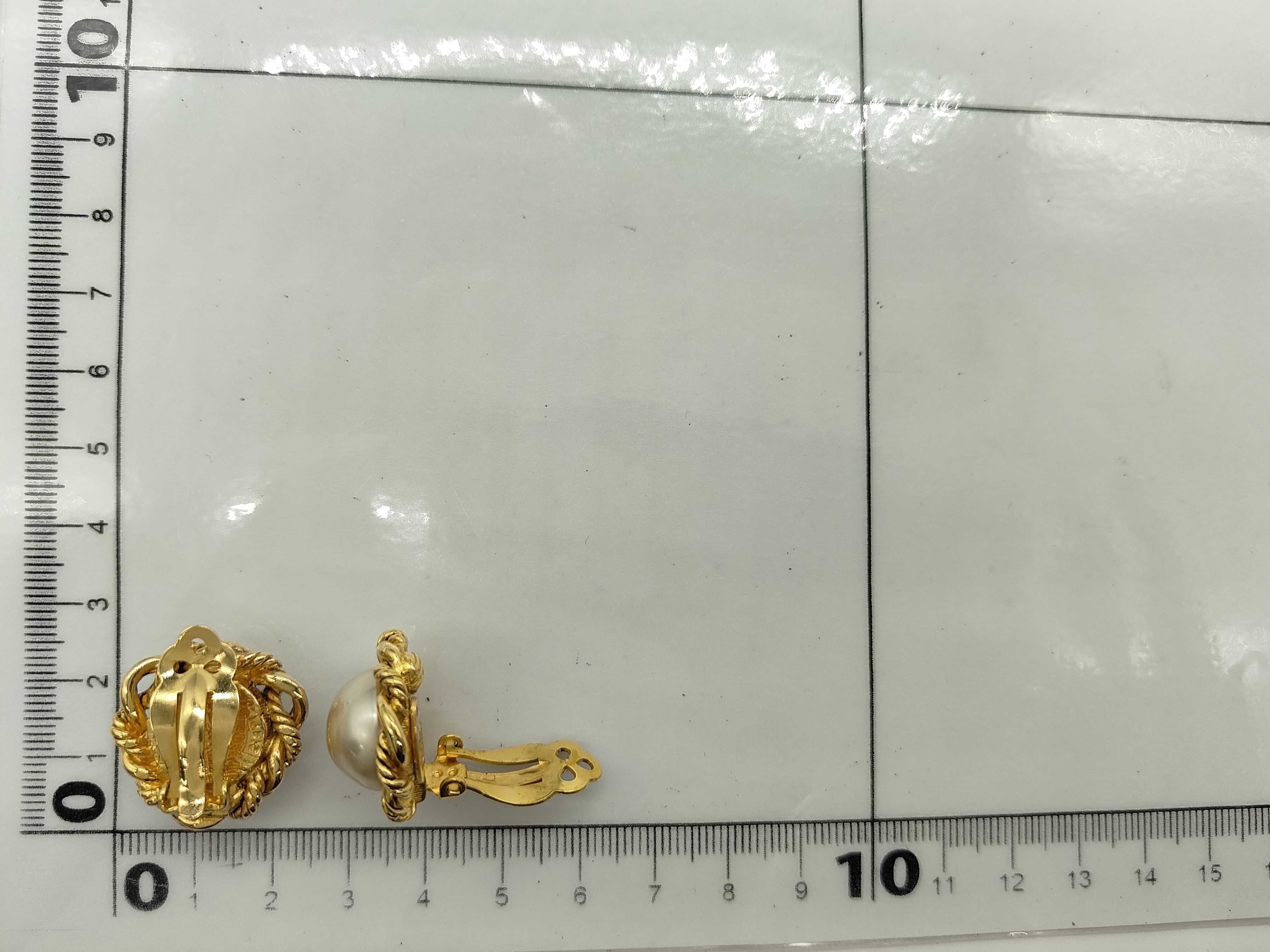 Faux Pearl Round Earrings — view 7