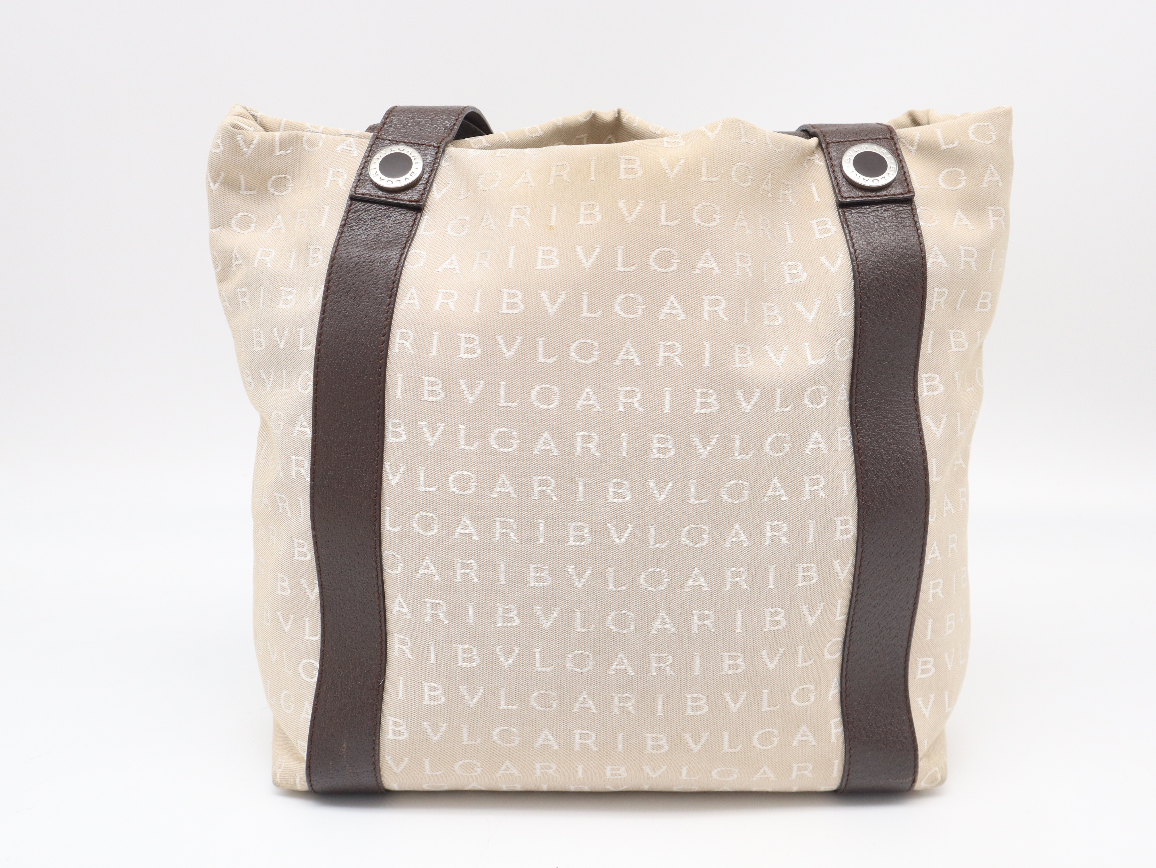 Logo Mania Tote Bag, Beige, with dust bag. — view 2