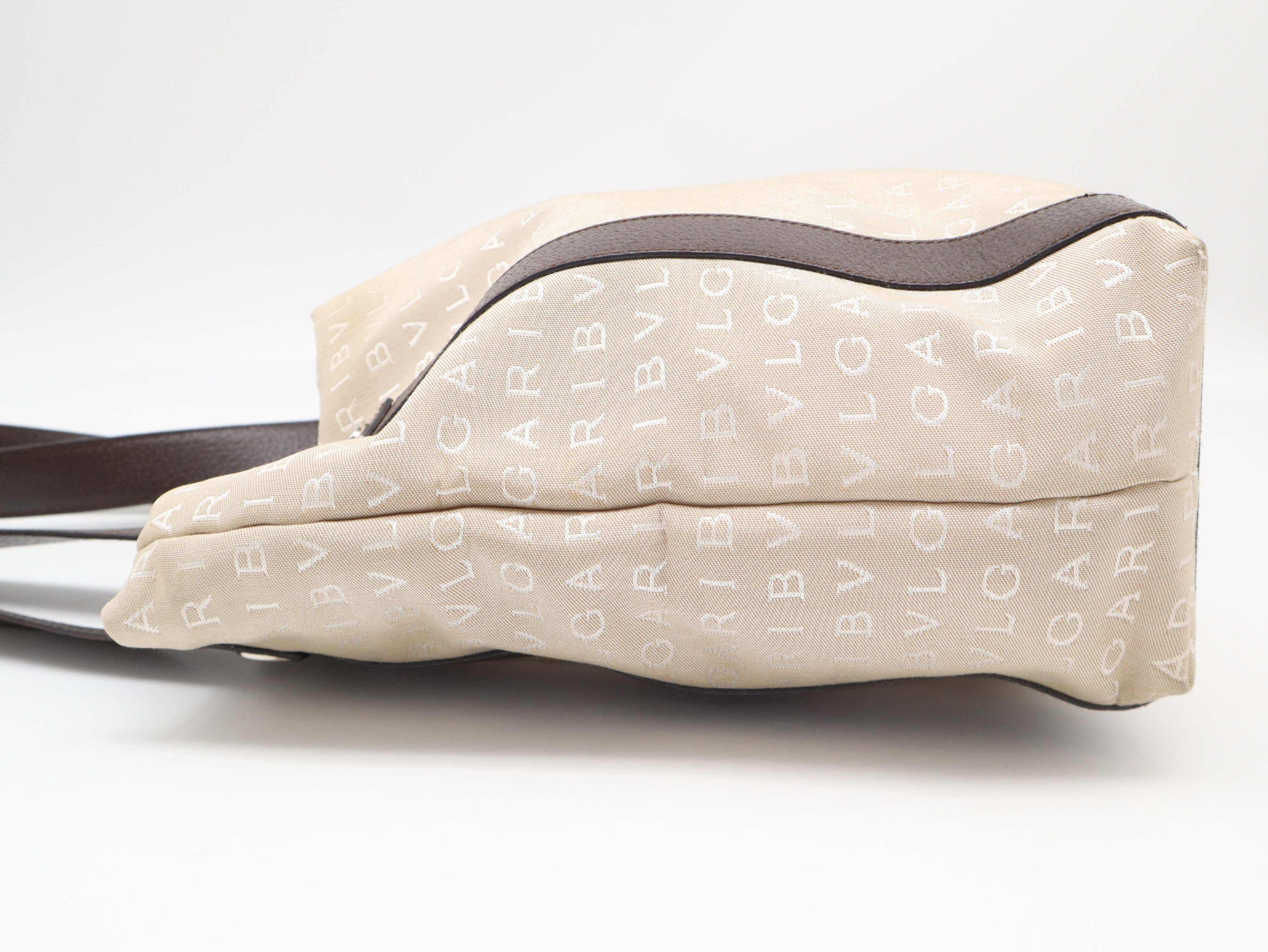 Logo Mania Tote Bag, Beige, with dust bag. — view 3