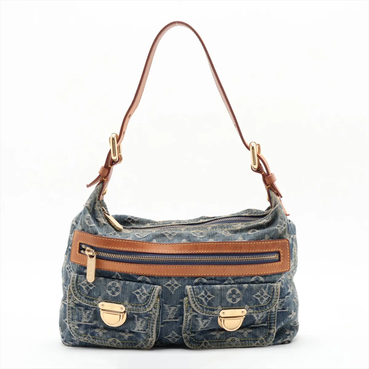 Monogram Denim Baggy PM M95049 FL0016 Blue