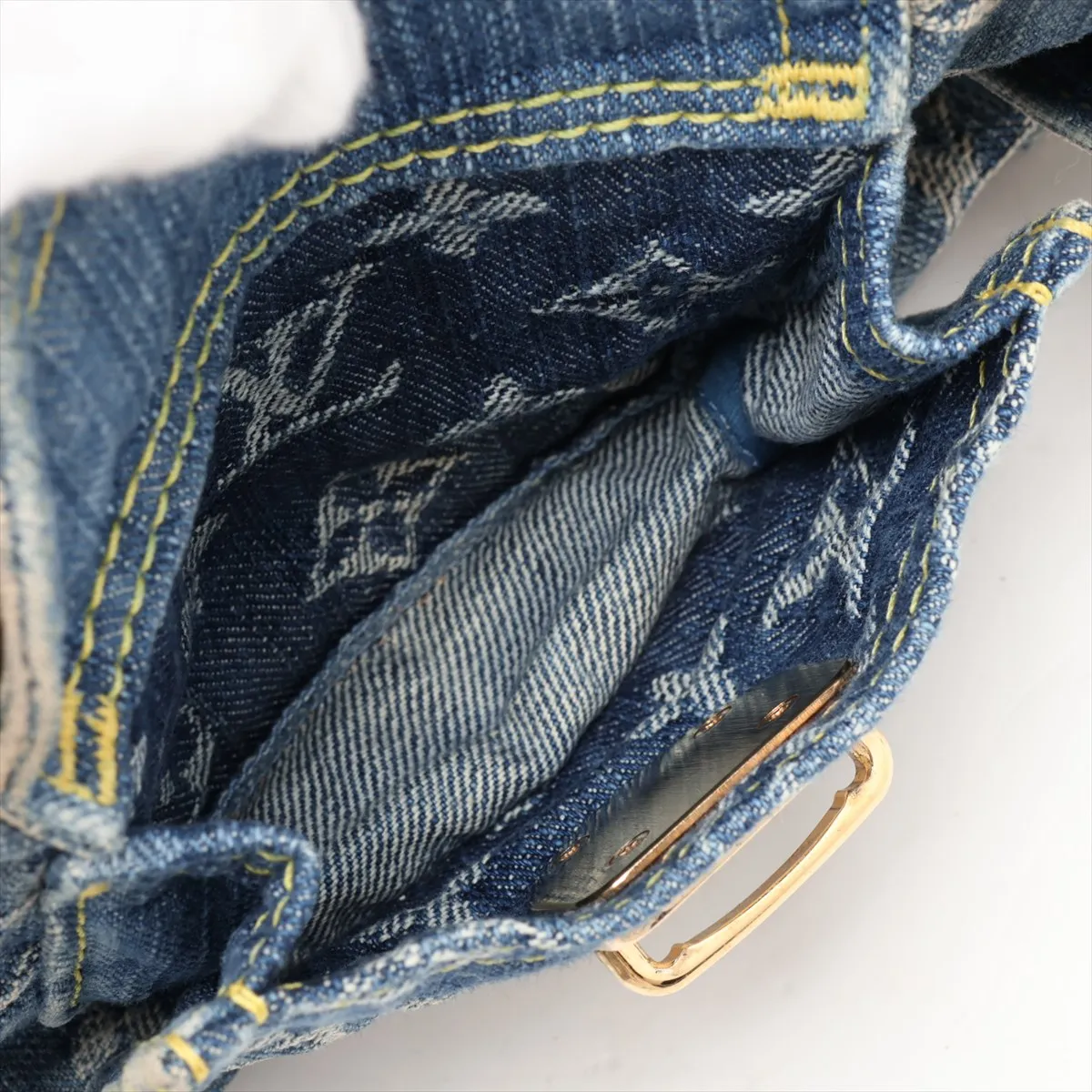Monogram Denim Baggy PM M95049 FL0016 Blue — view 11