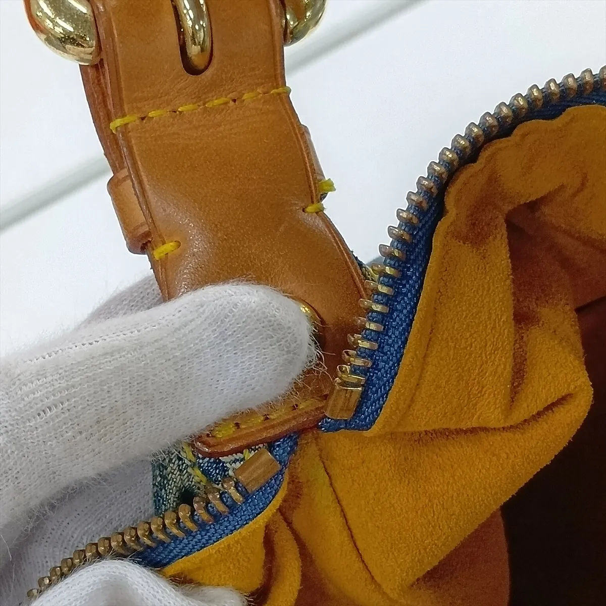 Monogram Denim Baggy PM M95049 FL0016 Blue — view 14