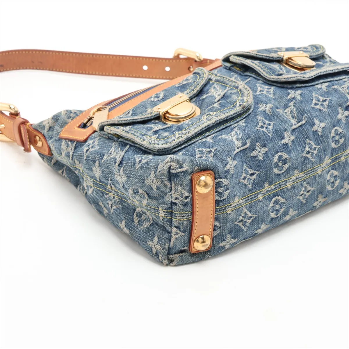 Monogram Denim Baggy PM M95049 FL0016 Blue — view 4