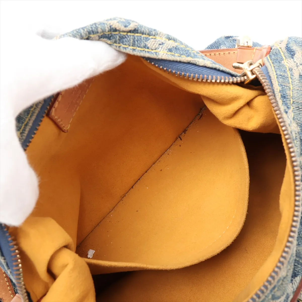 Monogram Denim Baggy PM M95049 FL0016 Blue — view 8