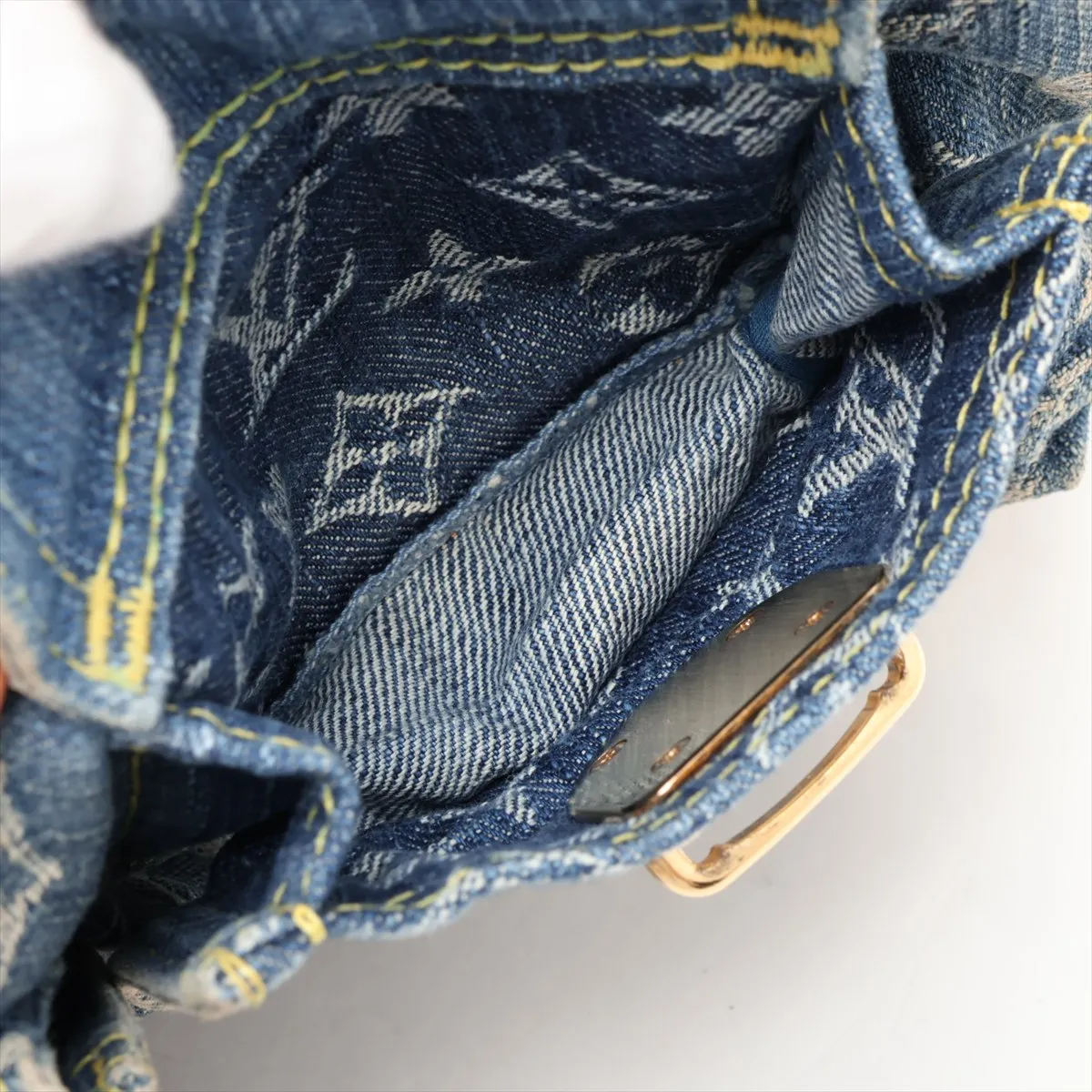 Monogram Denim Baggy PM M95049 FL0016 Blue — view 10