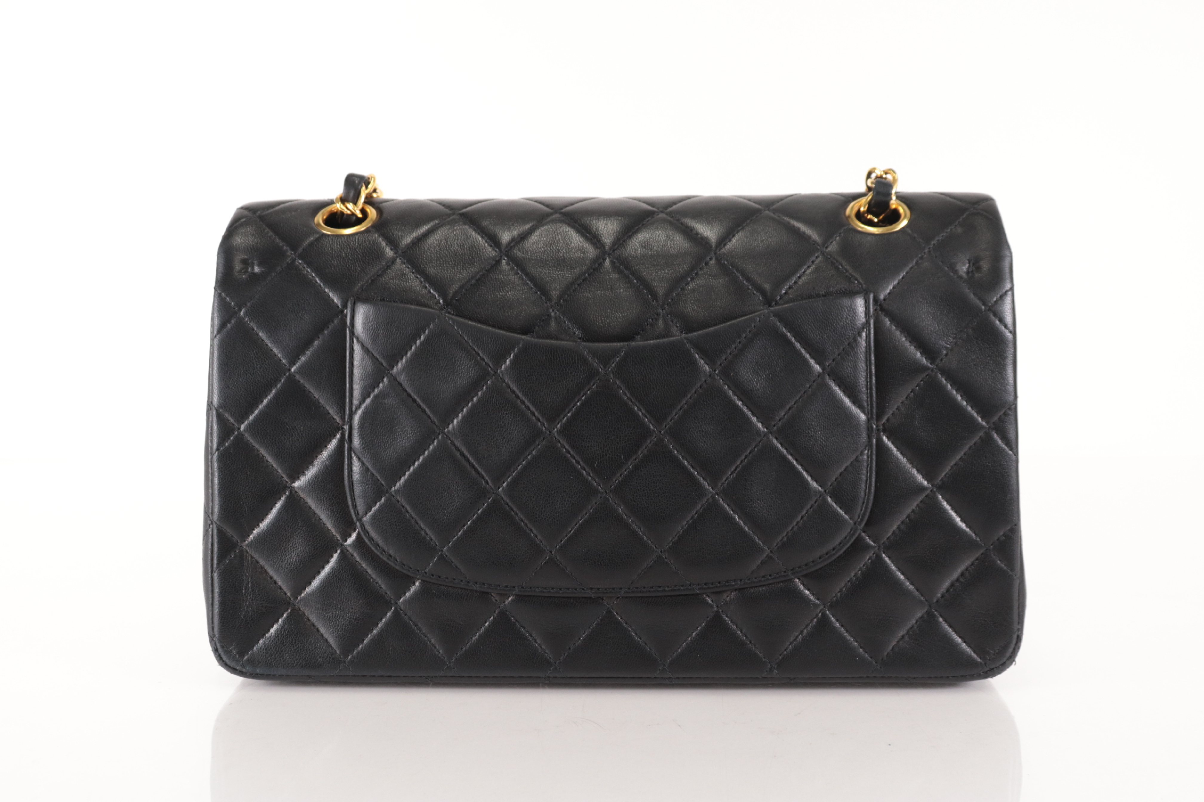 W-Flap 25 Lambskin Chain Shoulder Bag (Serial Number 2) — view 3