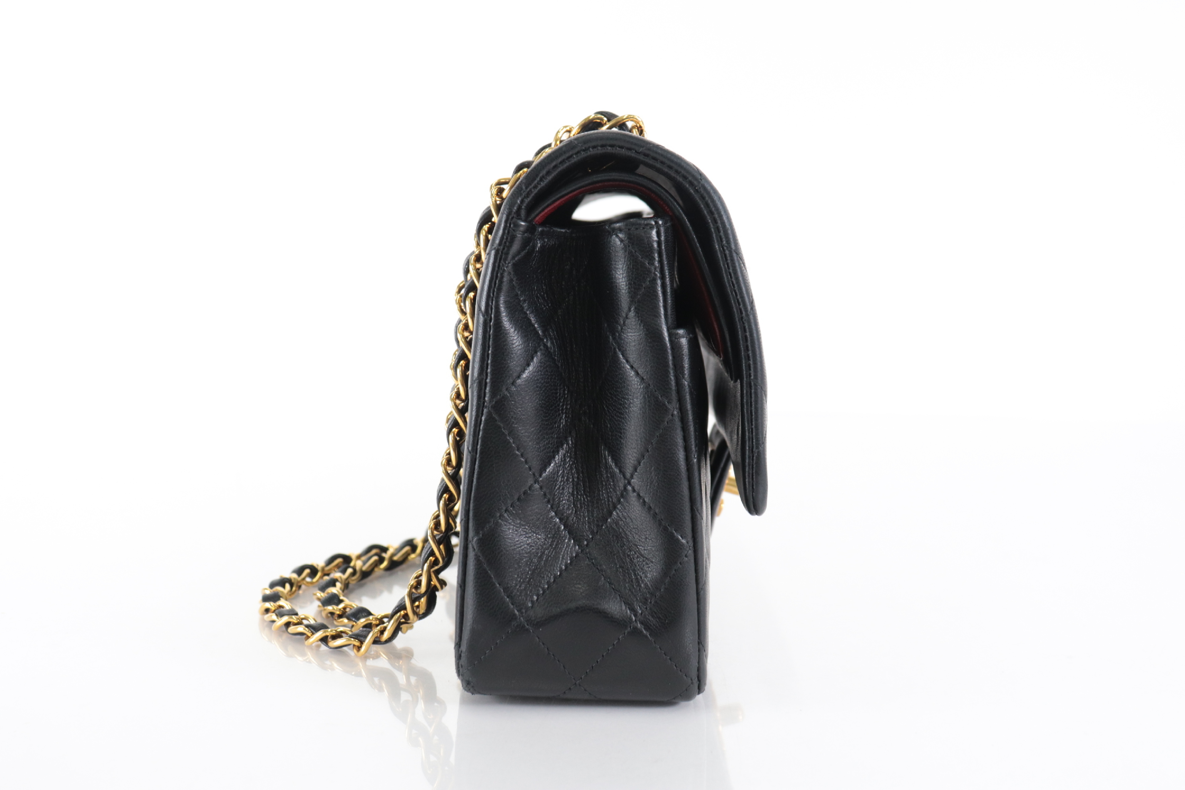 W-Flap 25 Lambskin Chain Shoulder Bag (Serial Number 2) — view 4