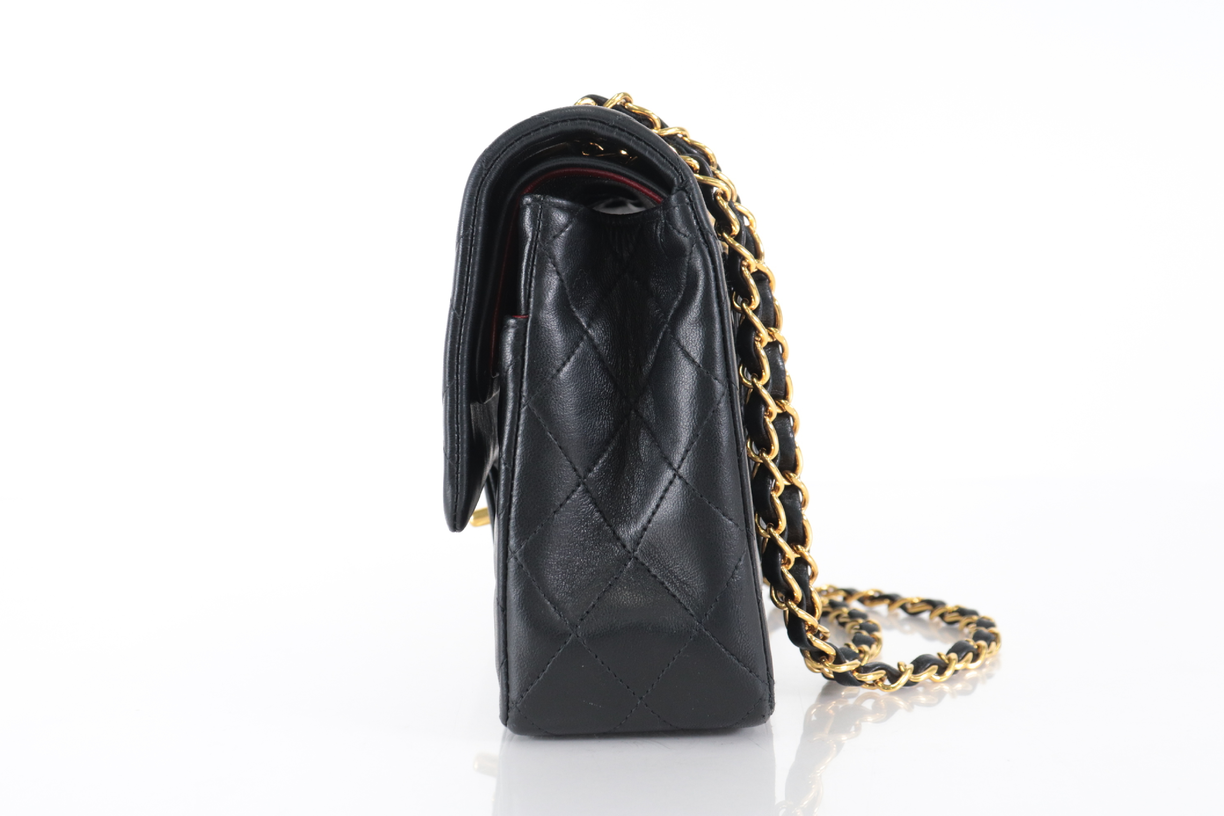 W-Flap 25 Lambskin Chain Shoulder Bag (Serial Number 2) — view 5