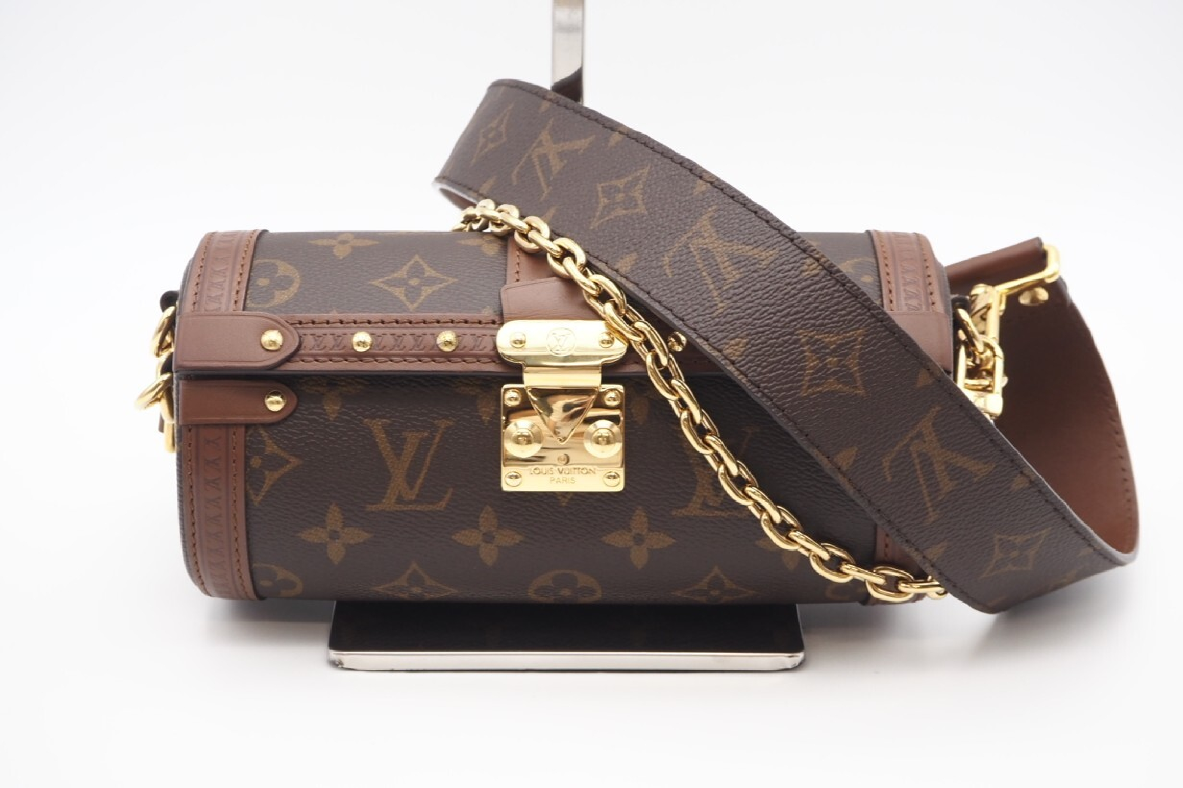 M57835 Monogram Papillon Trunk Brown Shoulder Bag