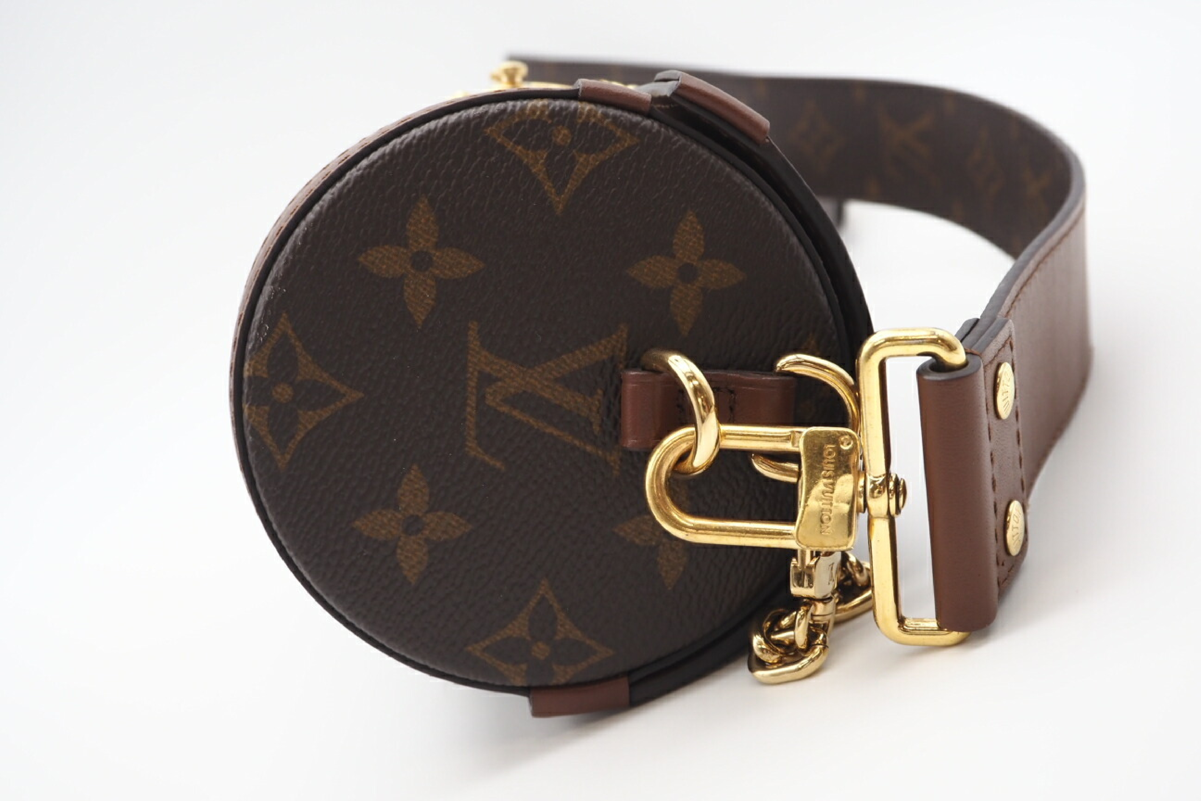 M57835 Monogram Papillon Trunk Brown Shoulder Bag — view 5