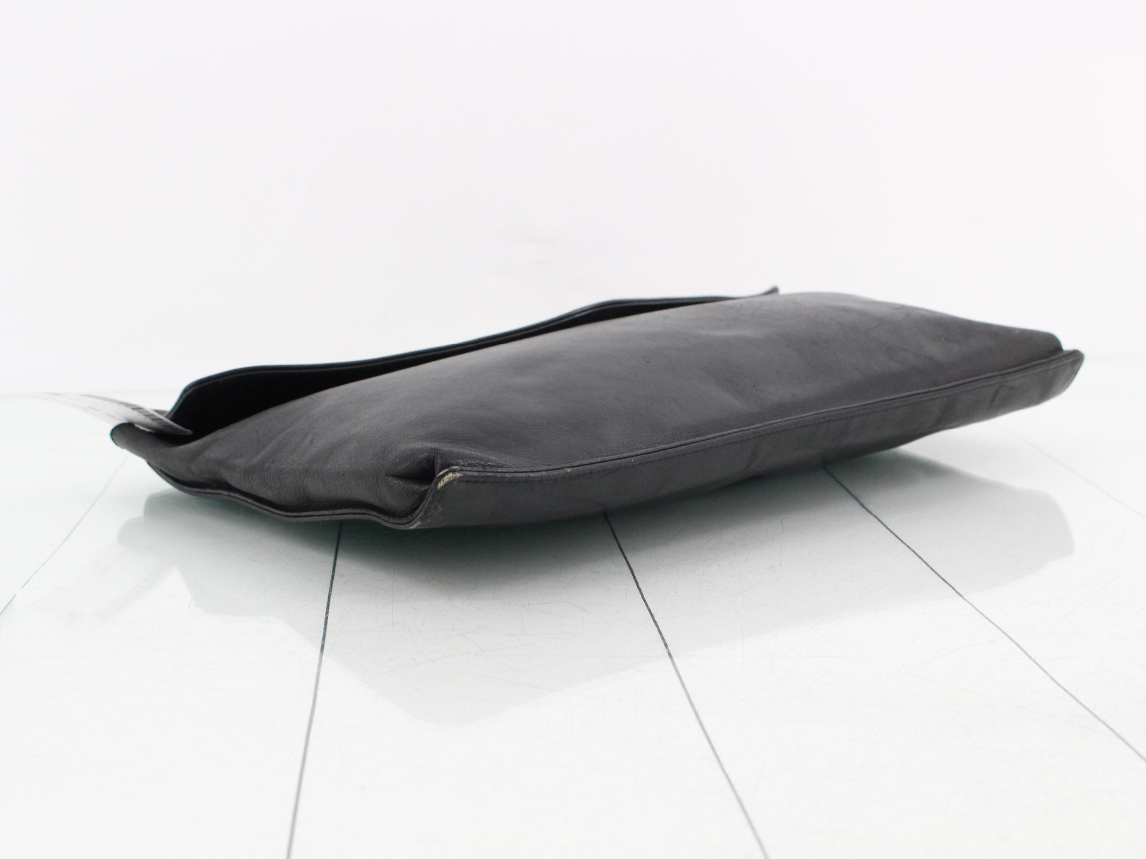 Leather clutch bag — view 5
