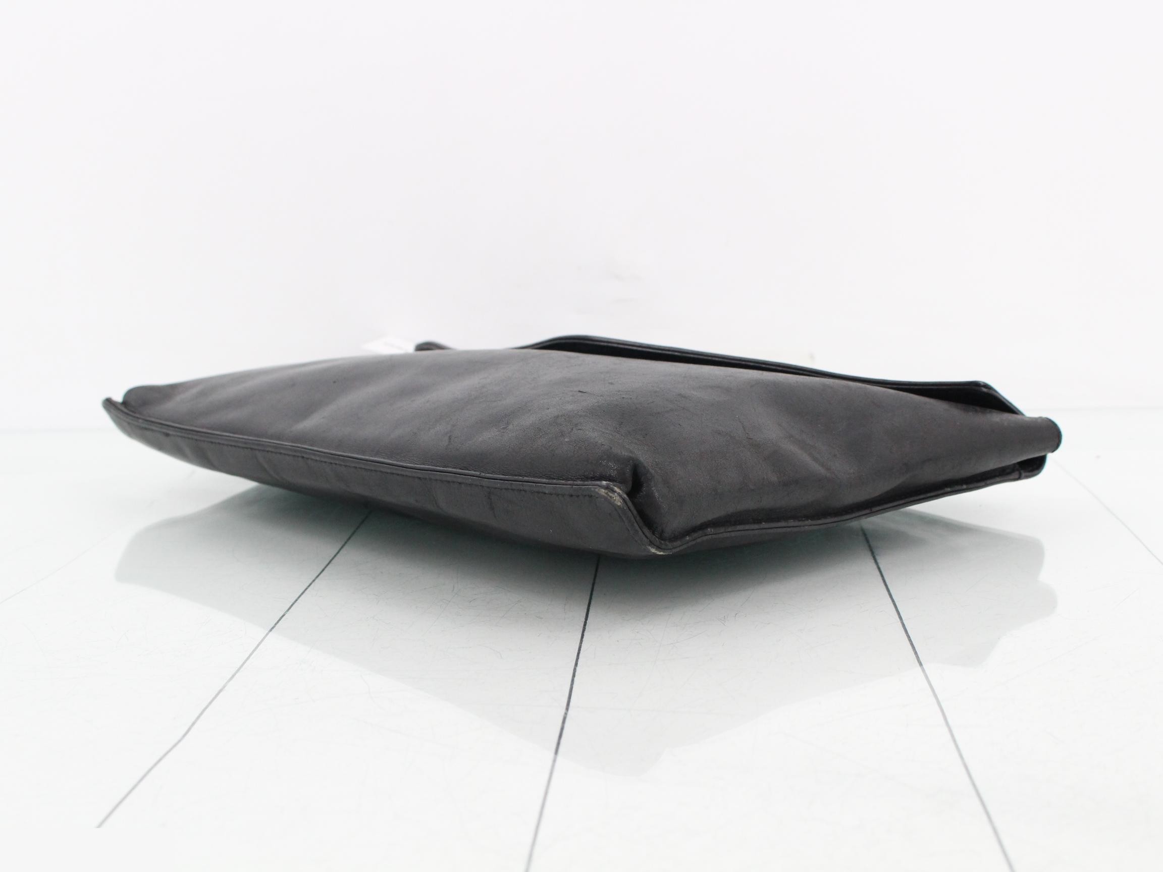 Leather clutch bag — view 6