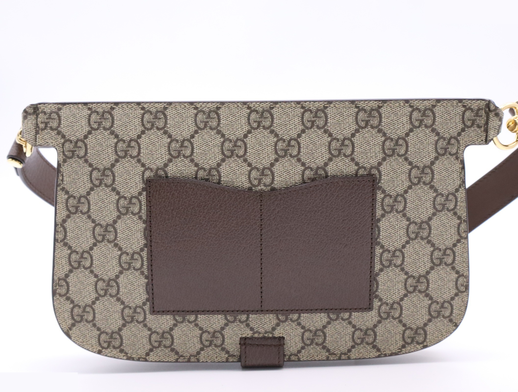 GG Supreme Blondie Belt Bag, Brown, Gold Hardware — view 2