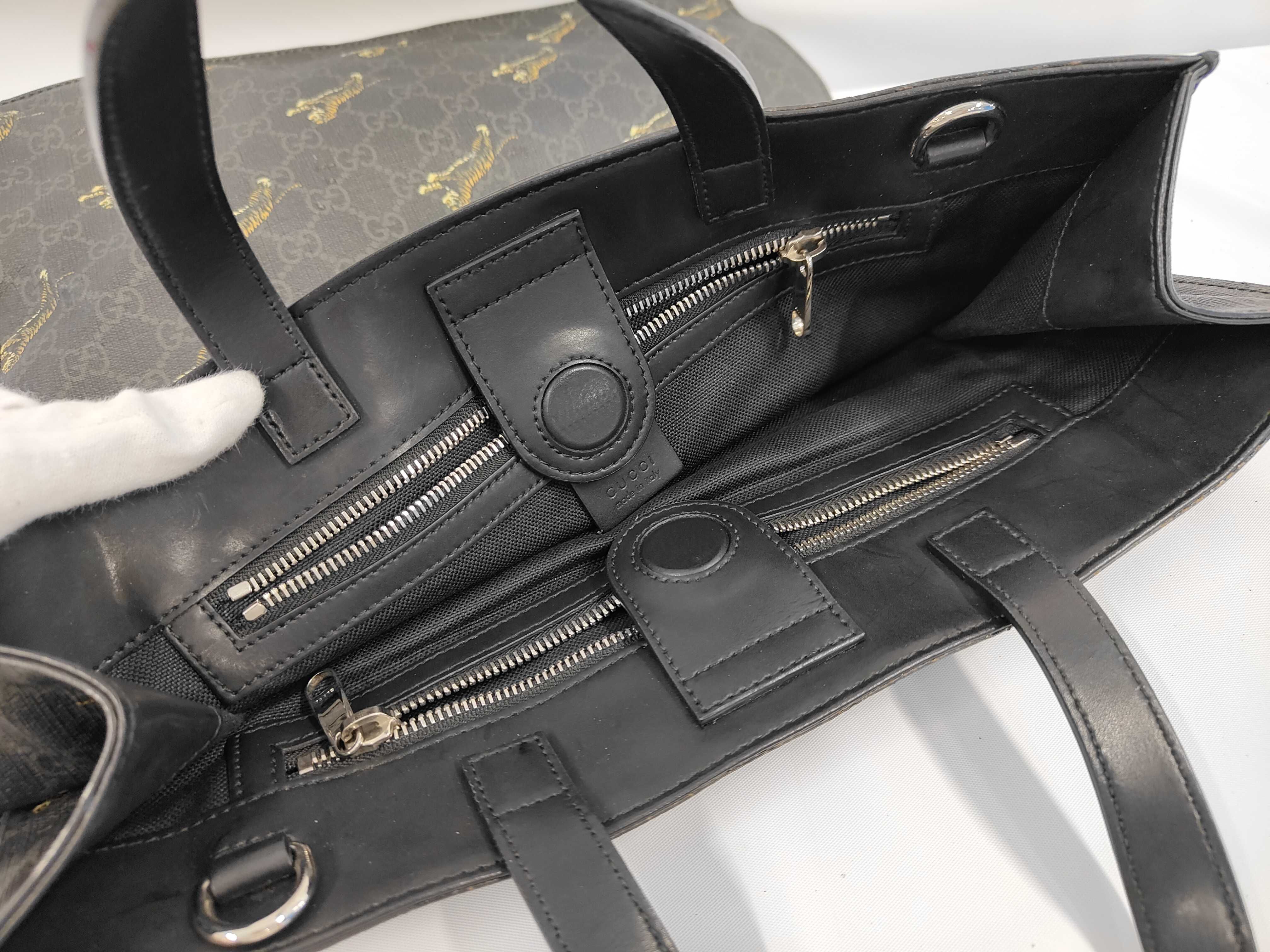 Tiger Canvas Handbag — view 7