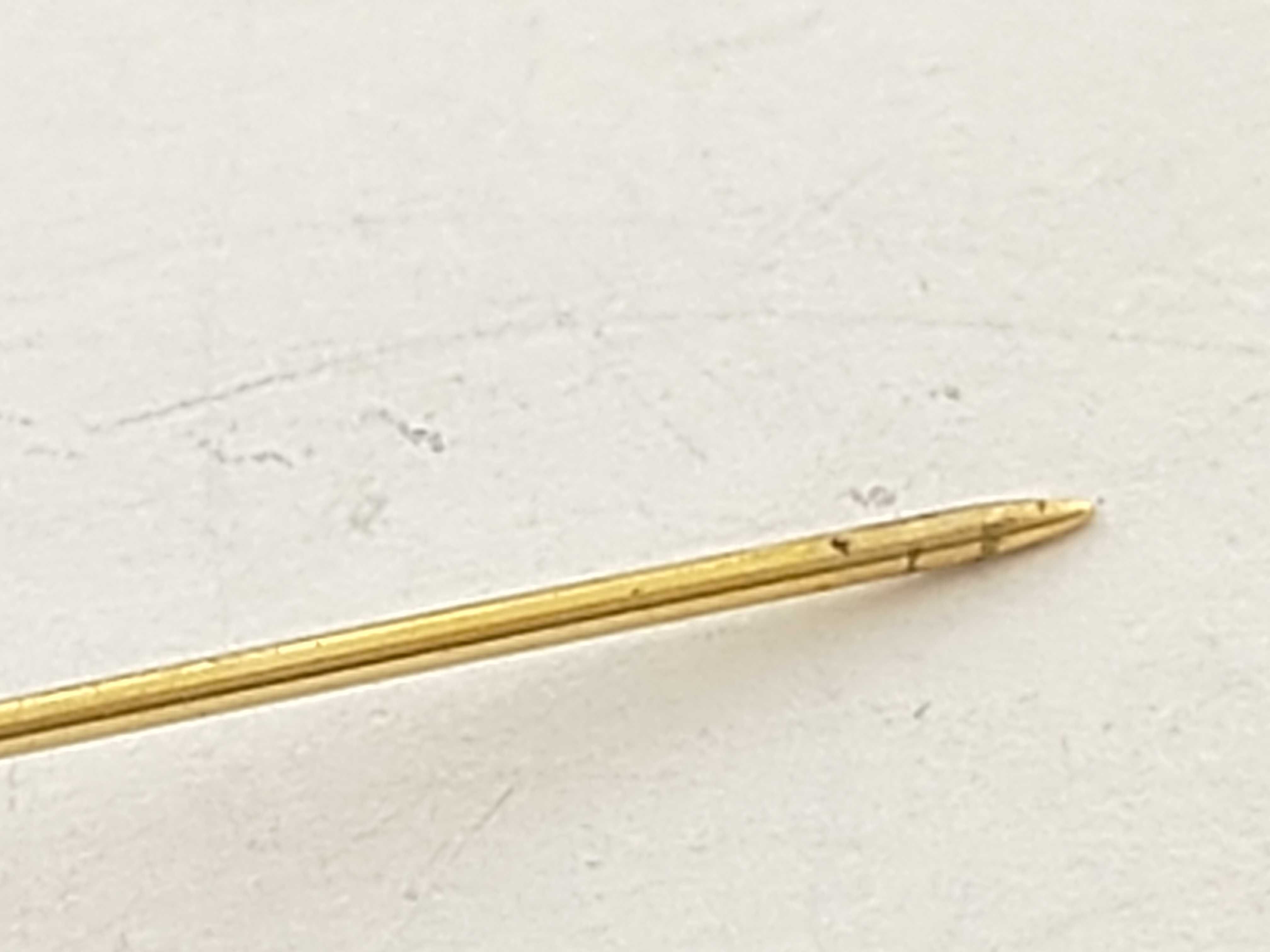 Ribbon Gold Brooch 15.3g — view 4