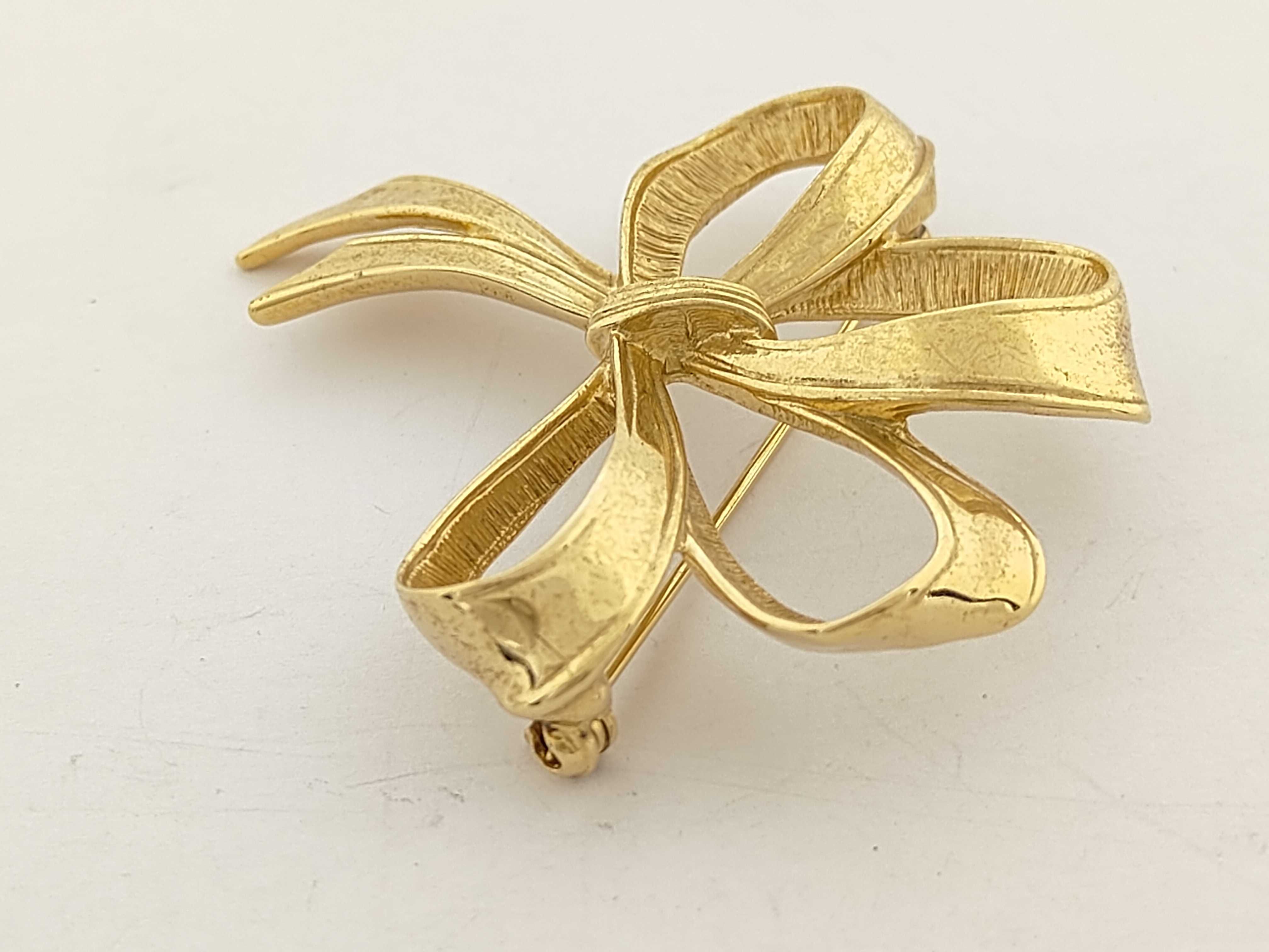 Ribbon Gold Brooch 15.3g — view 5