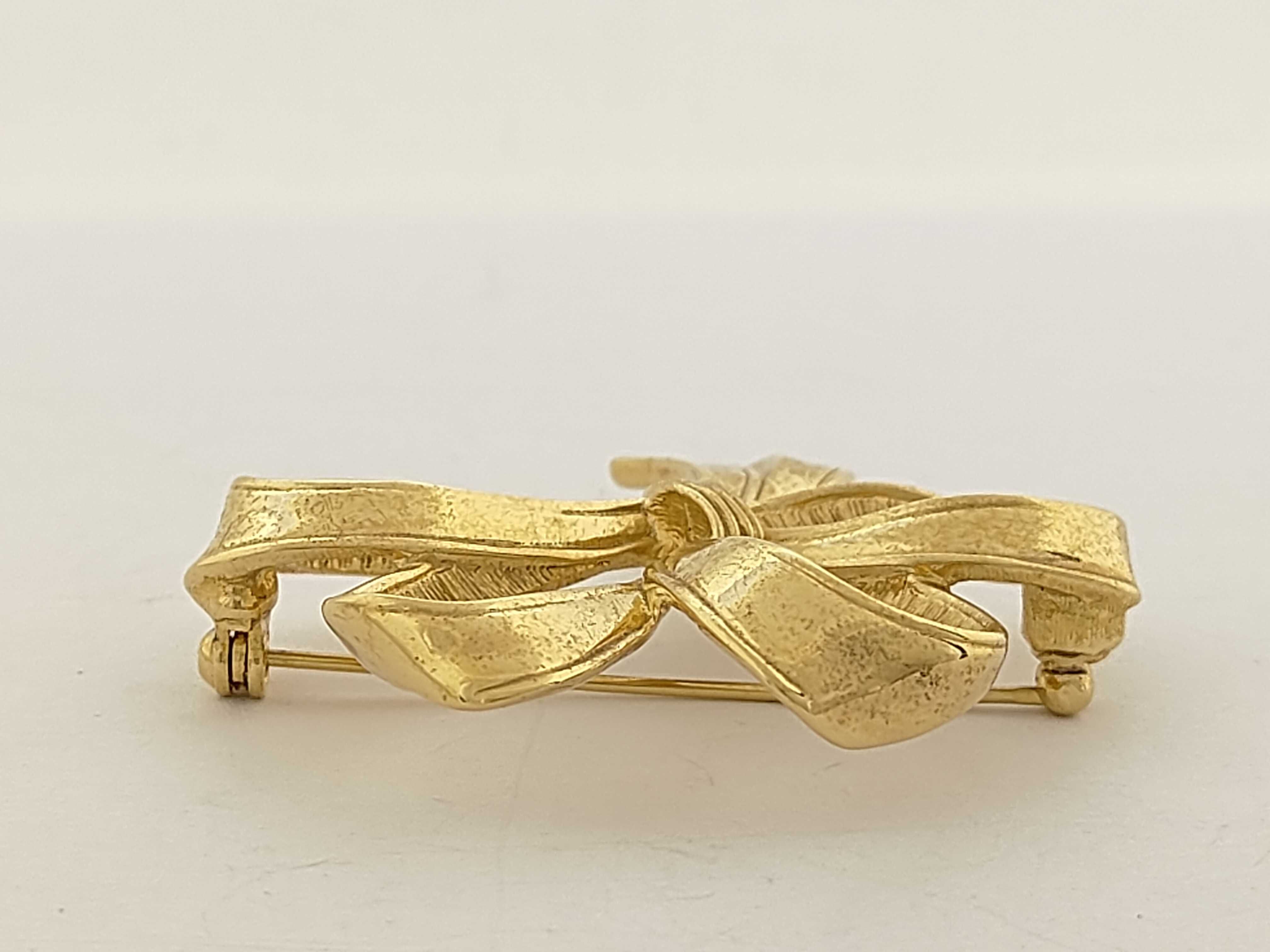 Ribbon Gold Brooch 15.3g — view 7