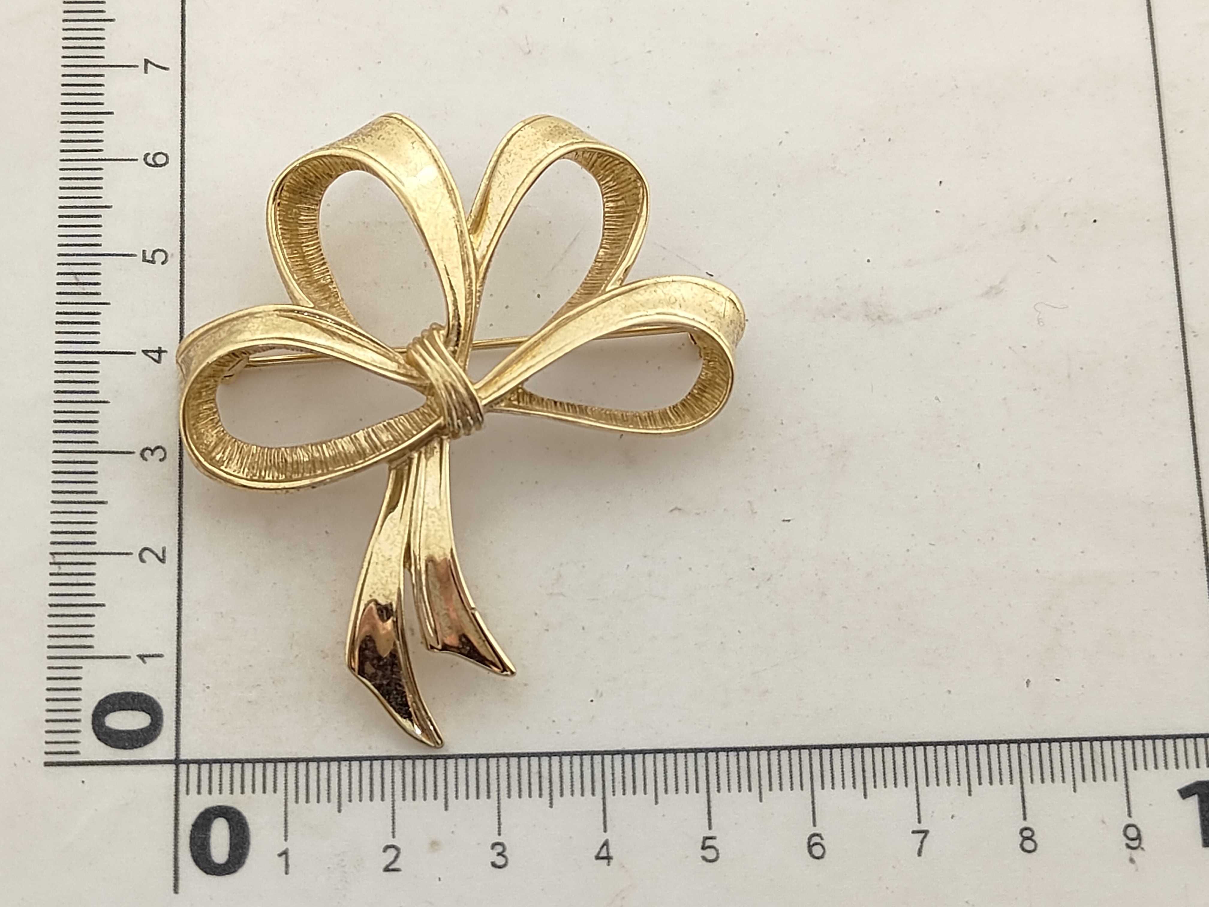 Ribbon Gold Brooch 15.3g — view 10