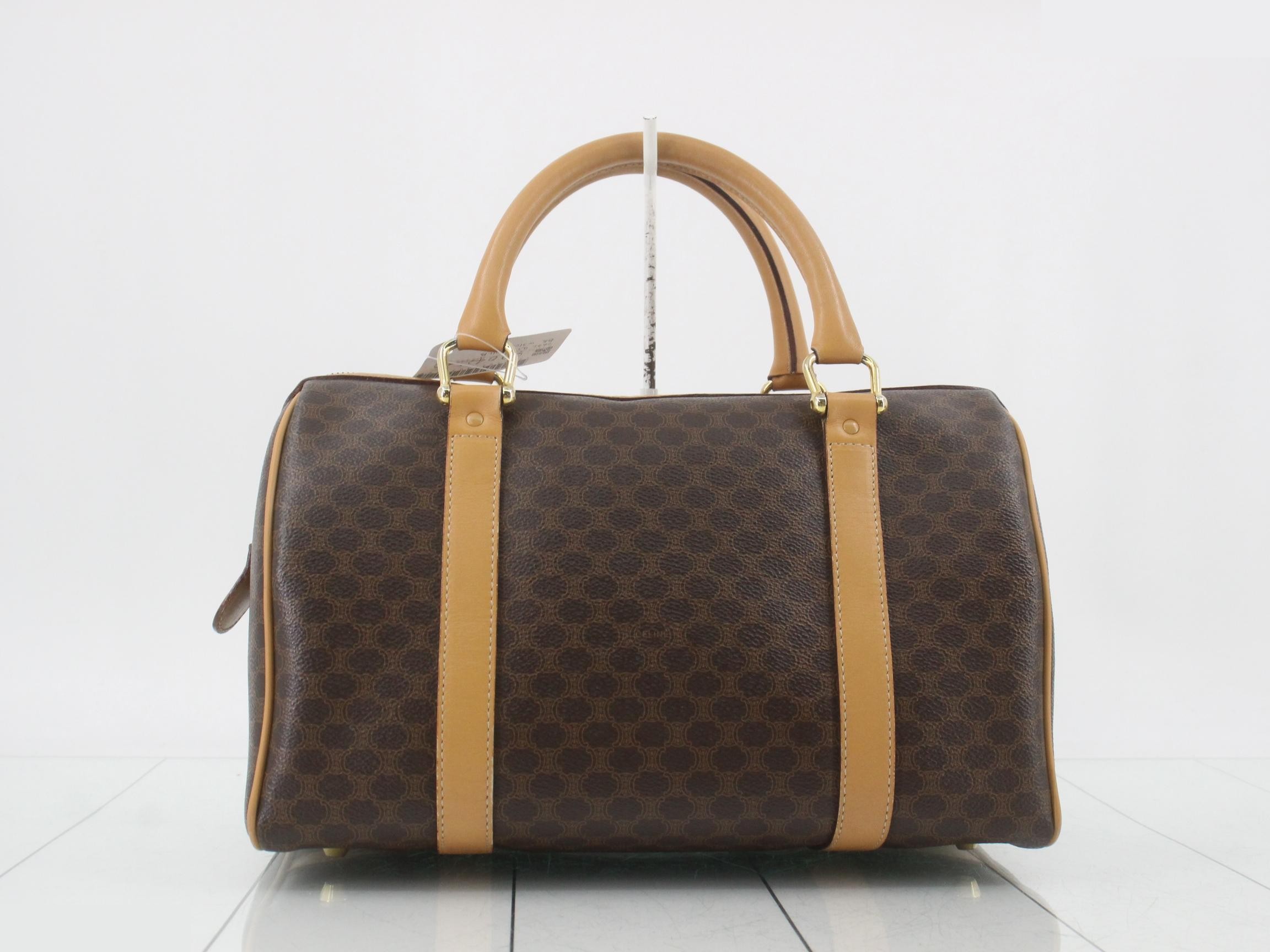 Macadam Logo Duffle Bag, Brown, 31 x 19 x 16 cm — view 2