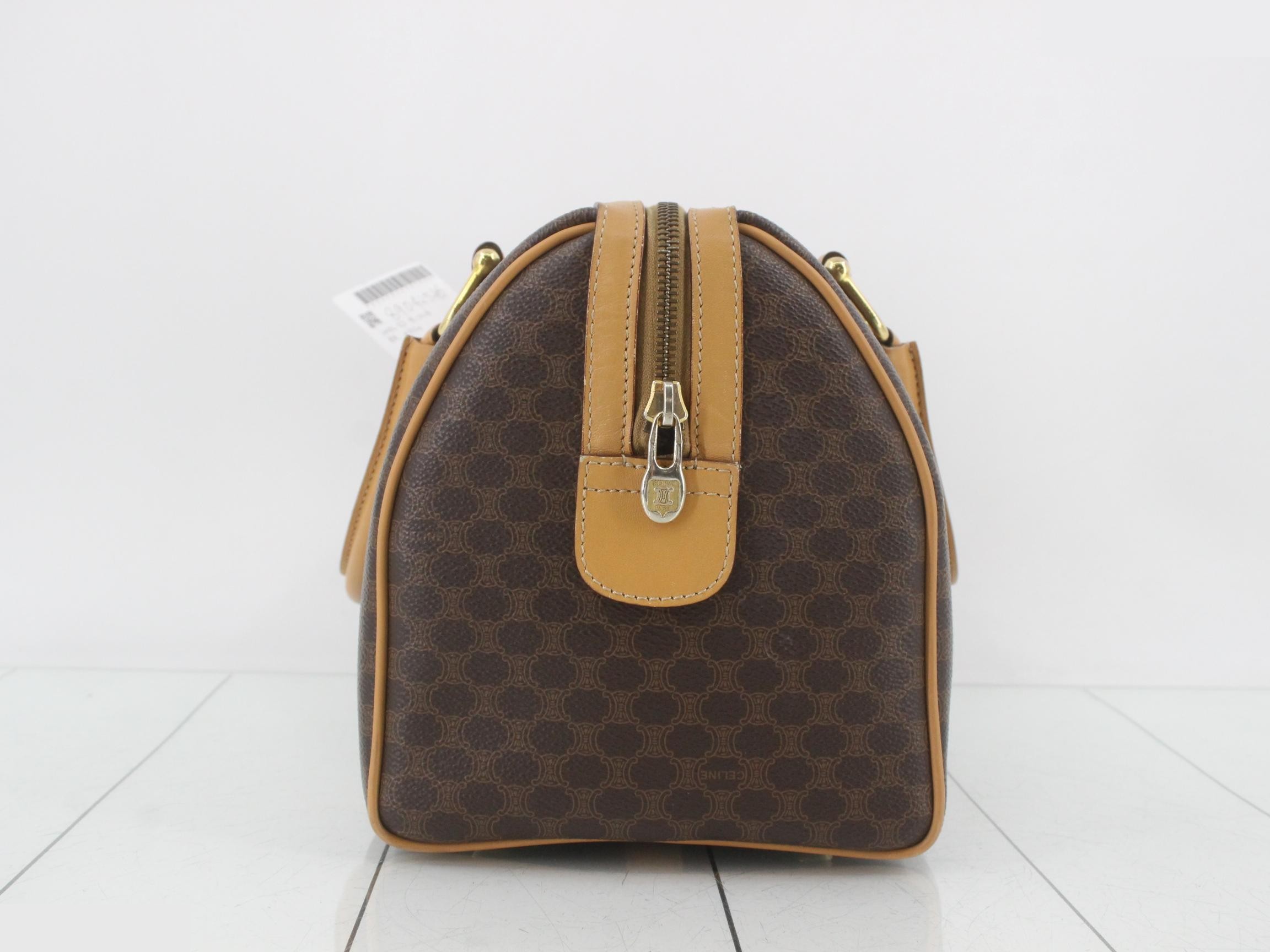 Macadam Logo Duffle Bag, Brown, 31 x 19 x 16 cm — view 4