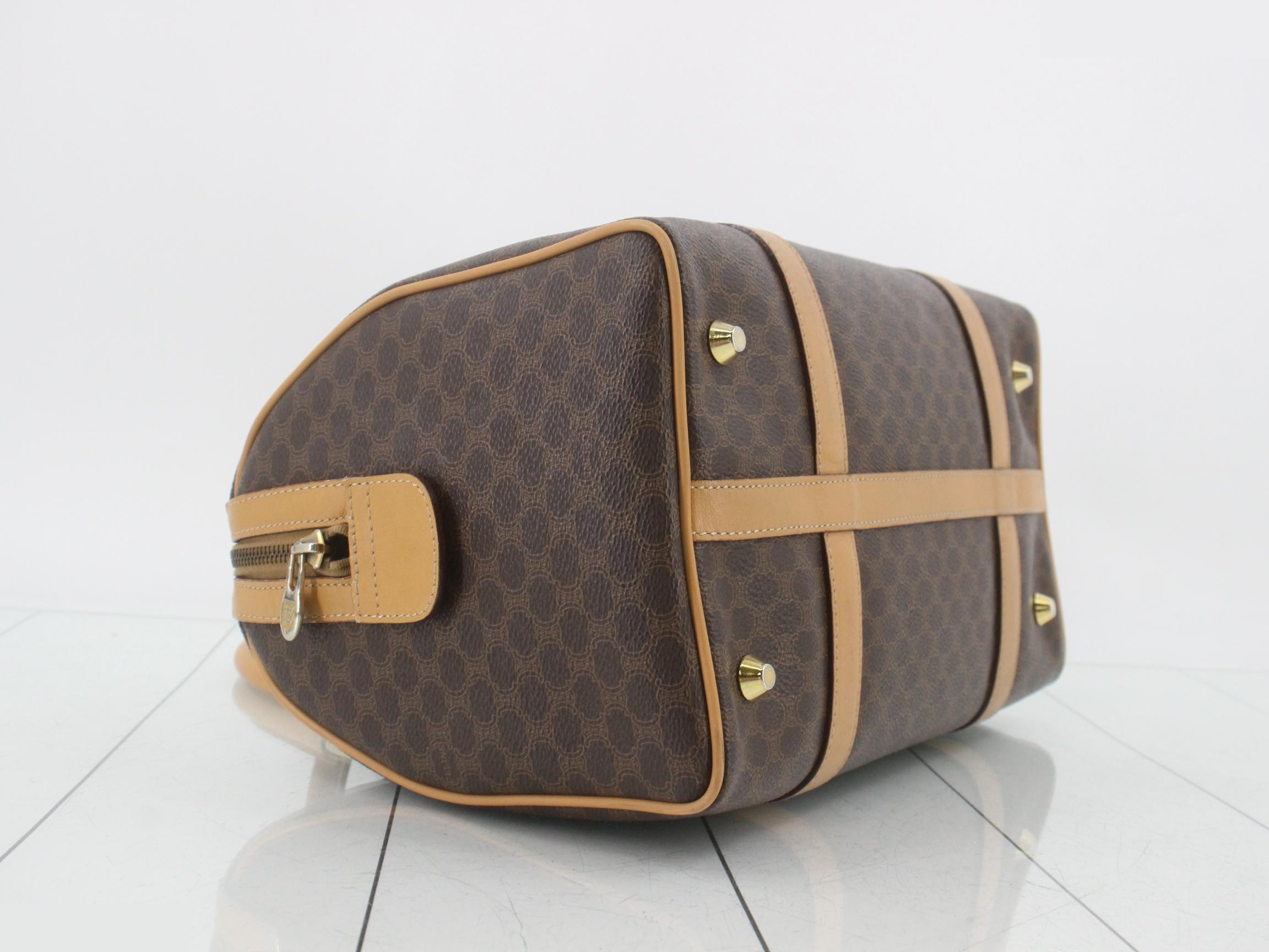 Macadam Logo Duffle Bag, Brown, 31 x 19 x 16 cm — view 5