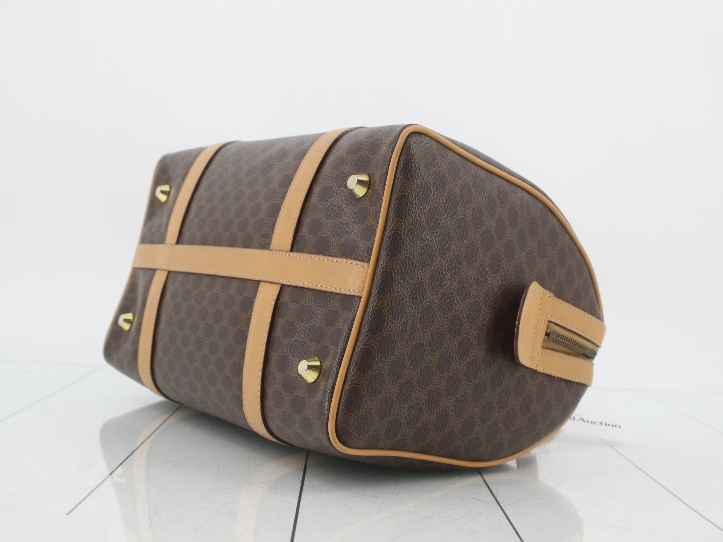 Macadam Logo Duffle Bag, Brown, 31 x 19 x 16 cm — view 6