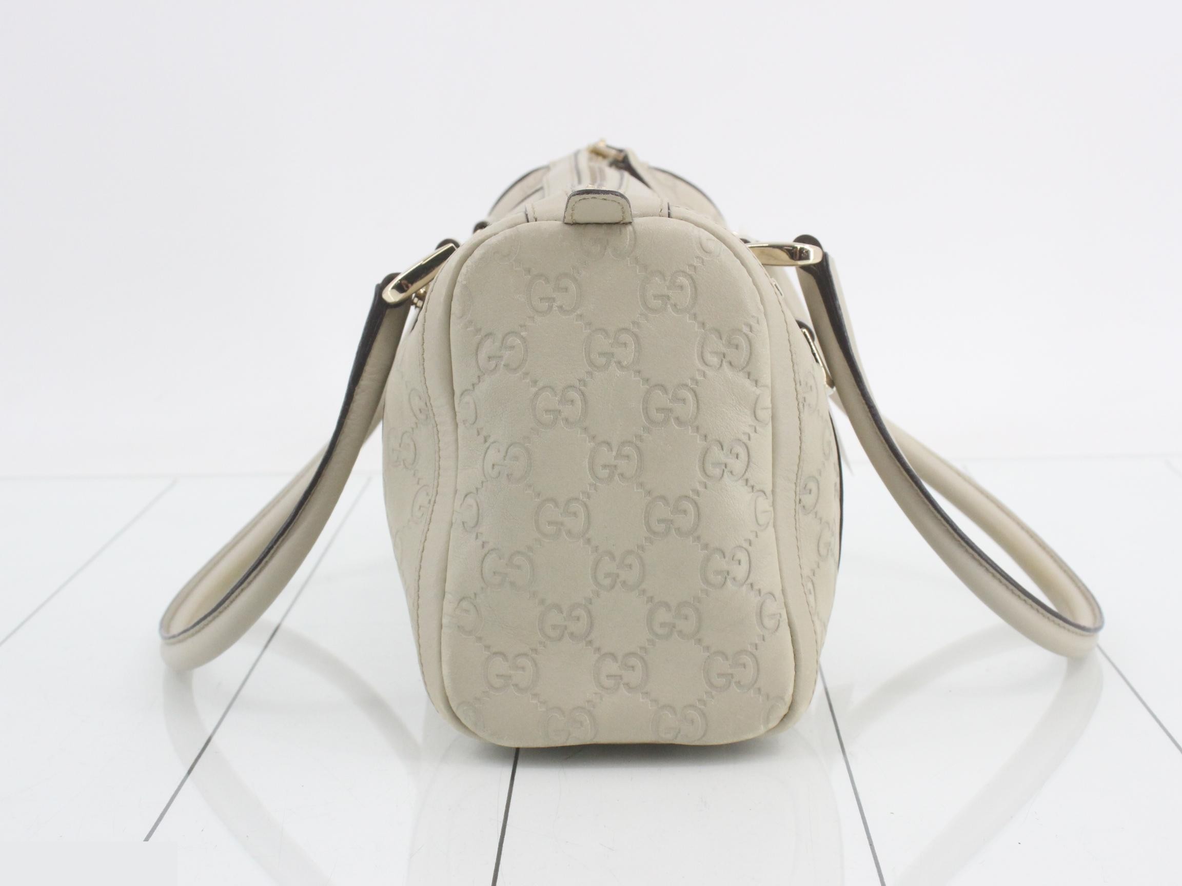 Guccissima (bag) - Boston bag, white — view 3