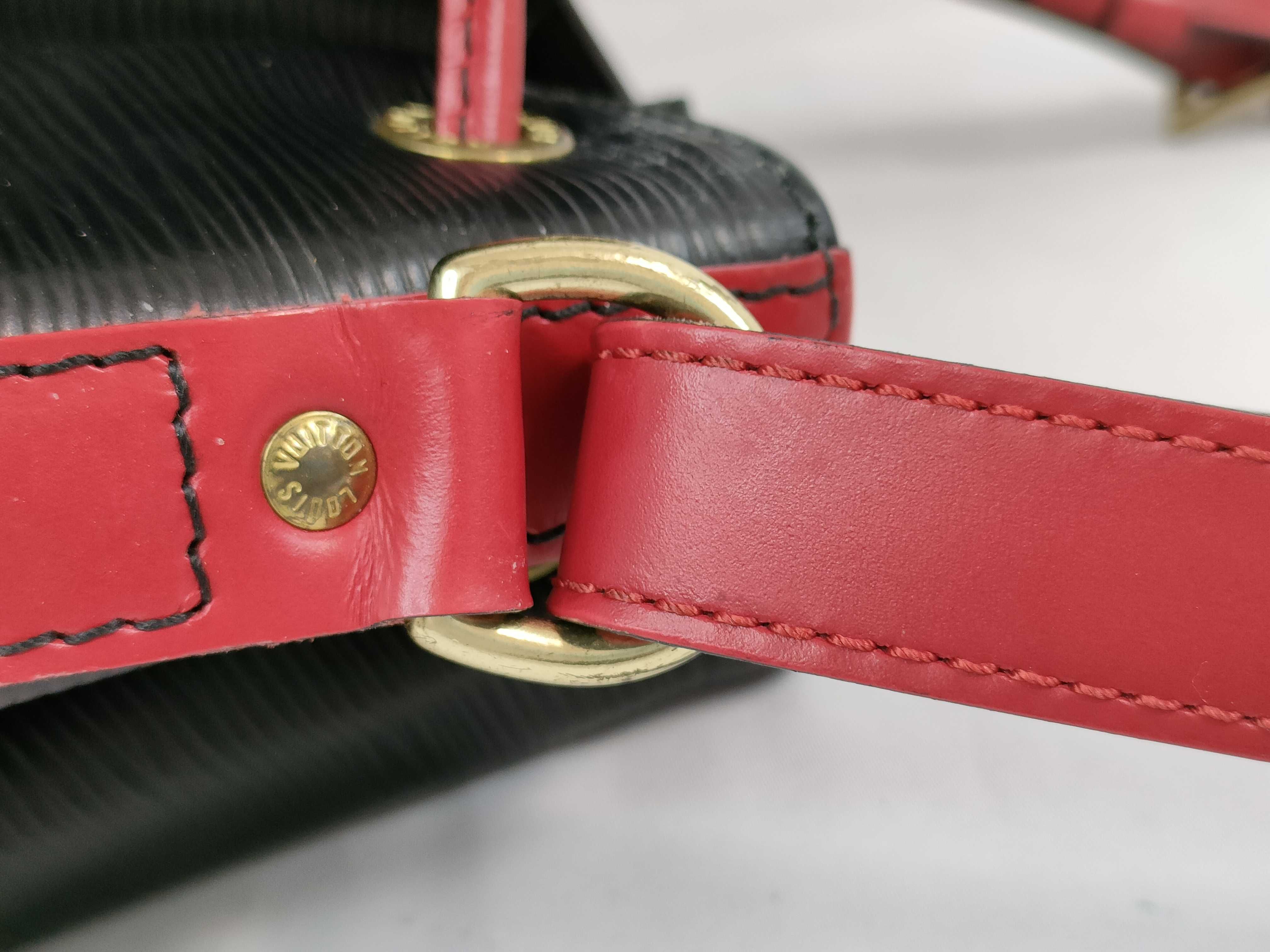 Epi FR - Epi Noe Red x Black Shoulder Bag — view 5