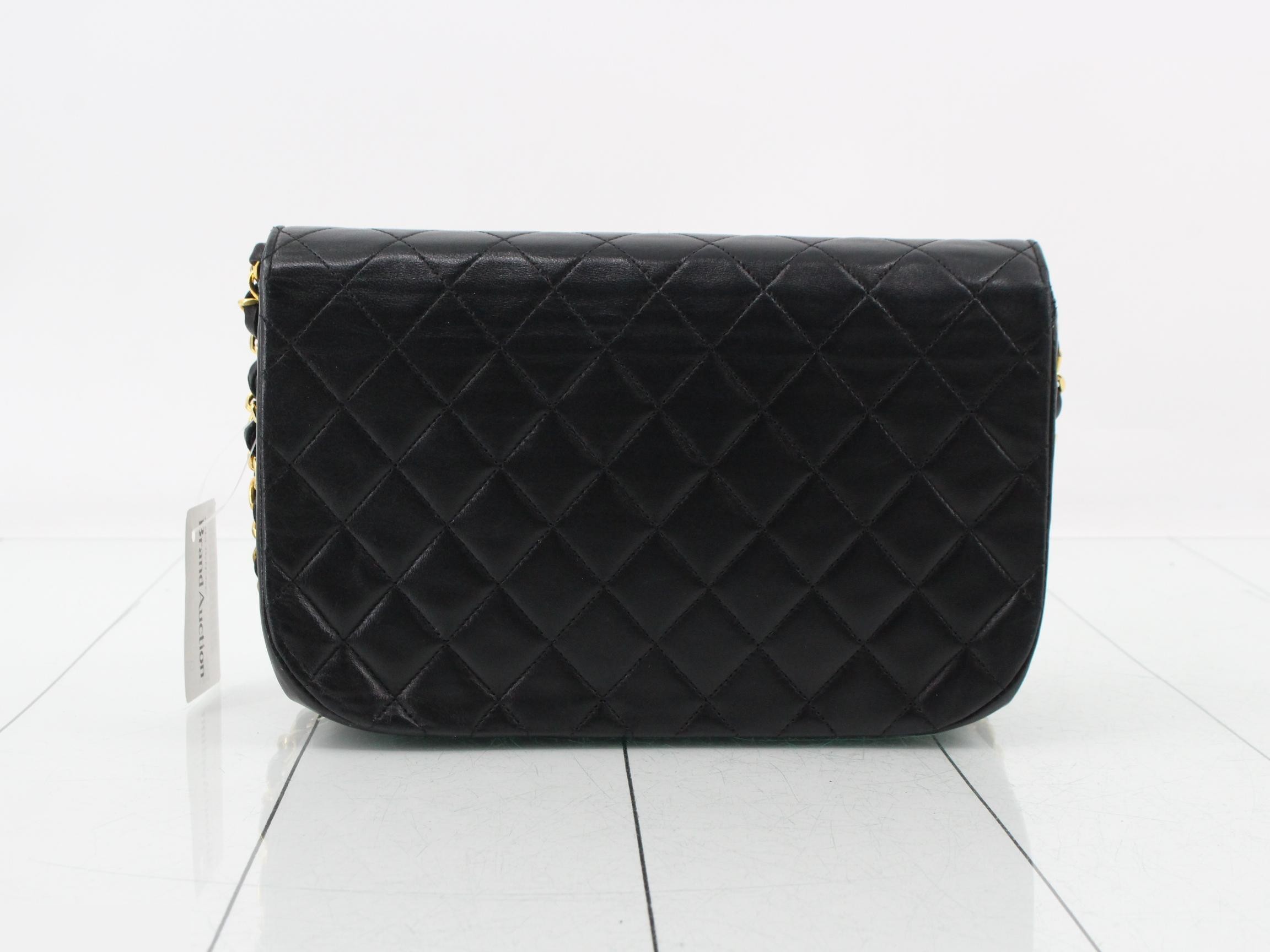 Matelassé Leather Chain Shoulder Bag — view 2