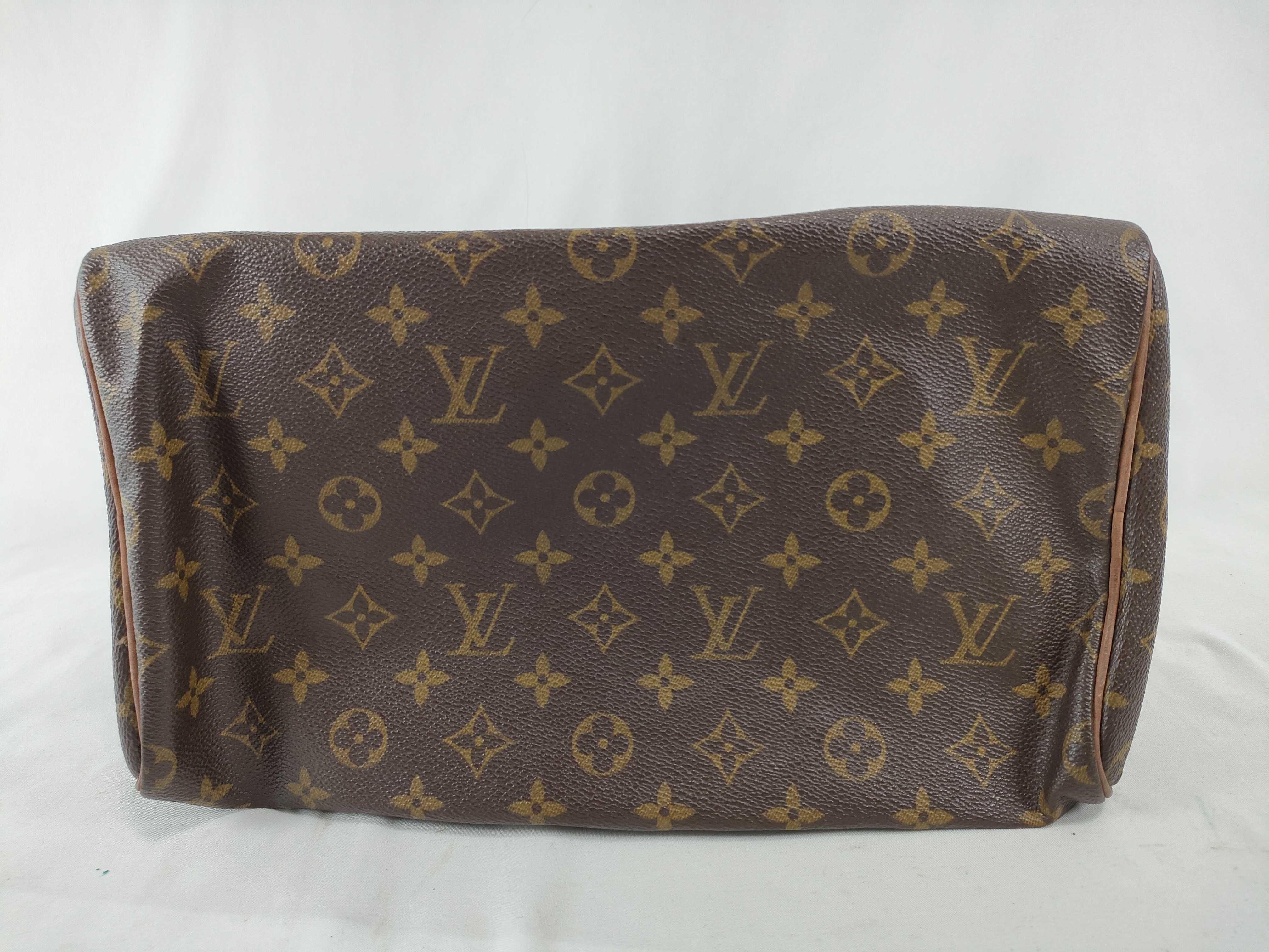 Monogram Louis Vuitton () Monogram Speedy 30 Handbag with Padlock and Key Handbag — view 8
