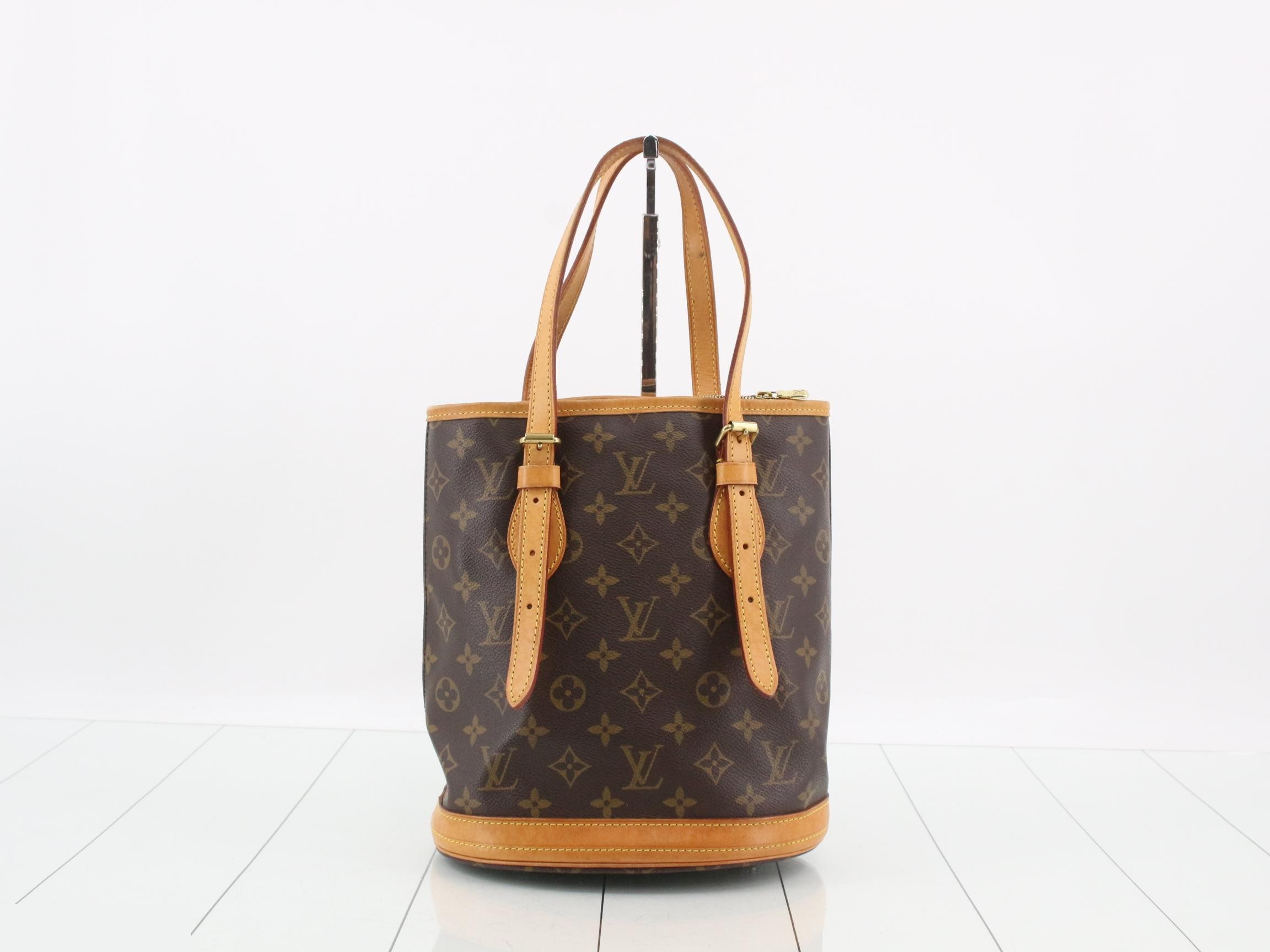 Monogram Bucket PM Tote Bag with Pouch — view 2