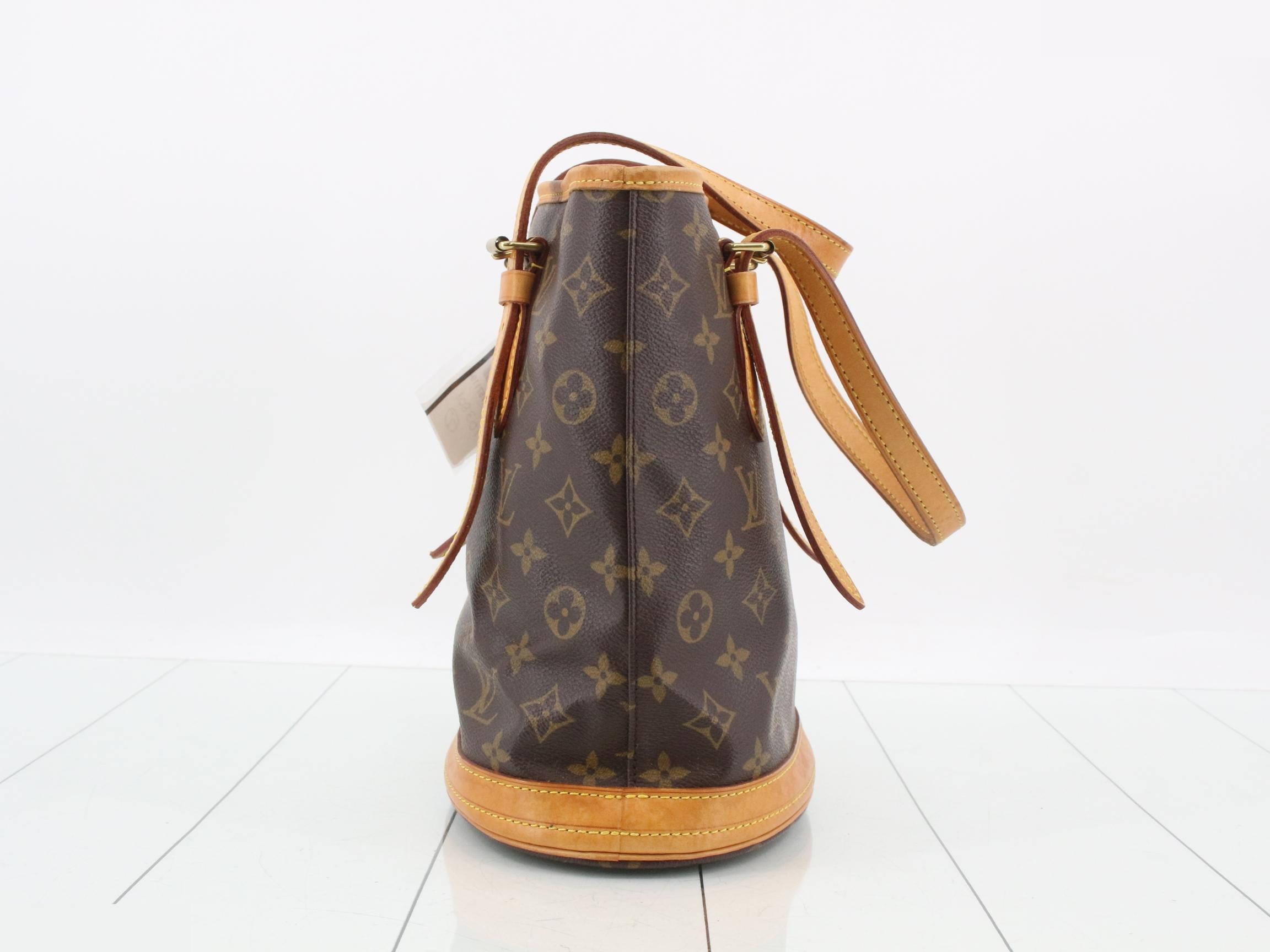 Monogram Bucket PM Tote Bag with Pouch — view 3