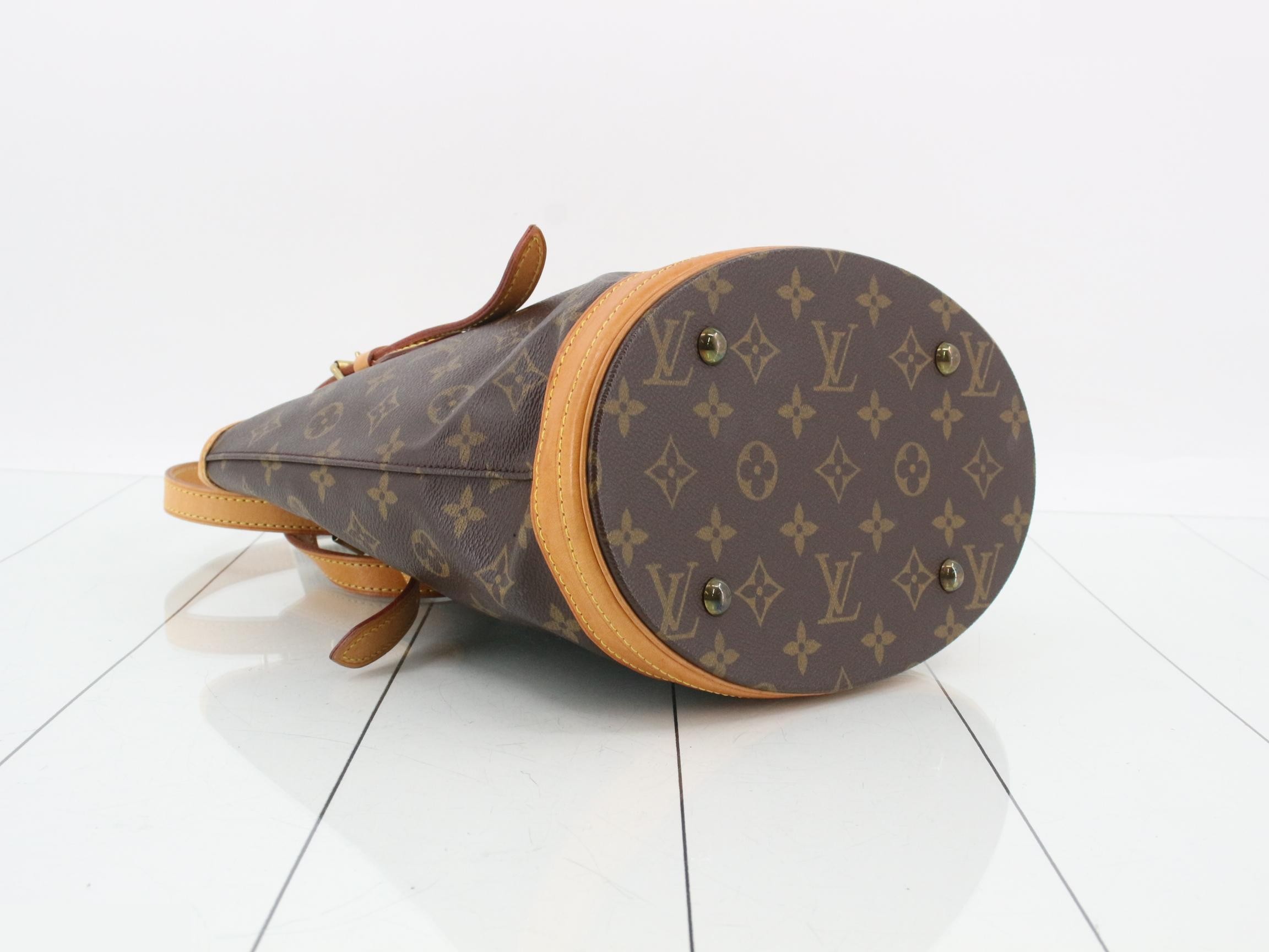 Monogram Bucket PM Tote Bag with Pouch — view 5