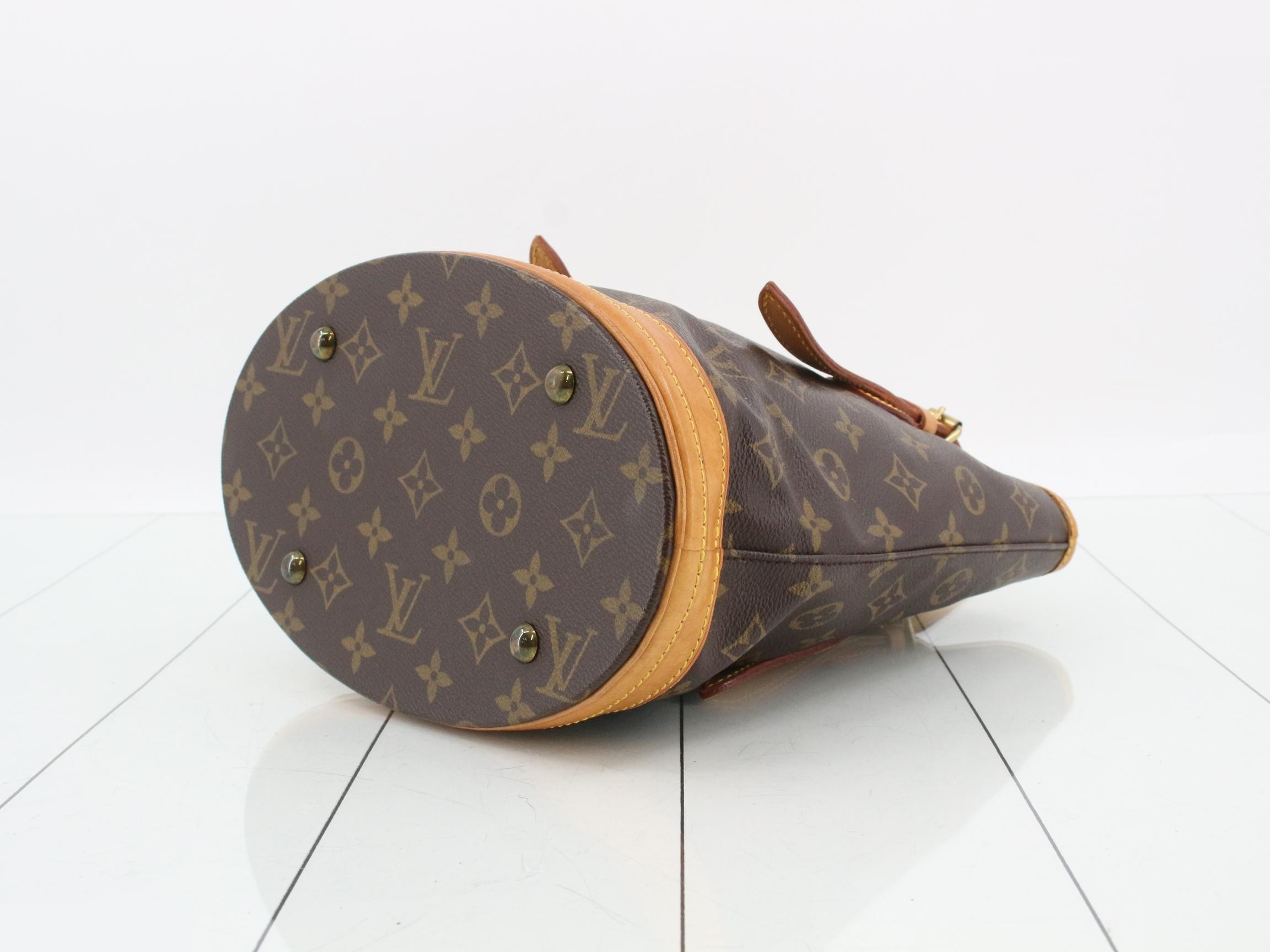 Monogram Bucket PM Tote Bag with Pouch — view 6