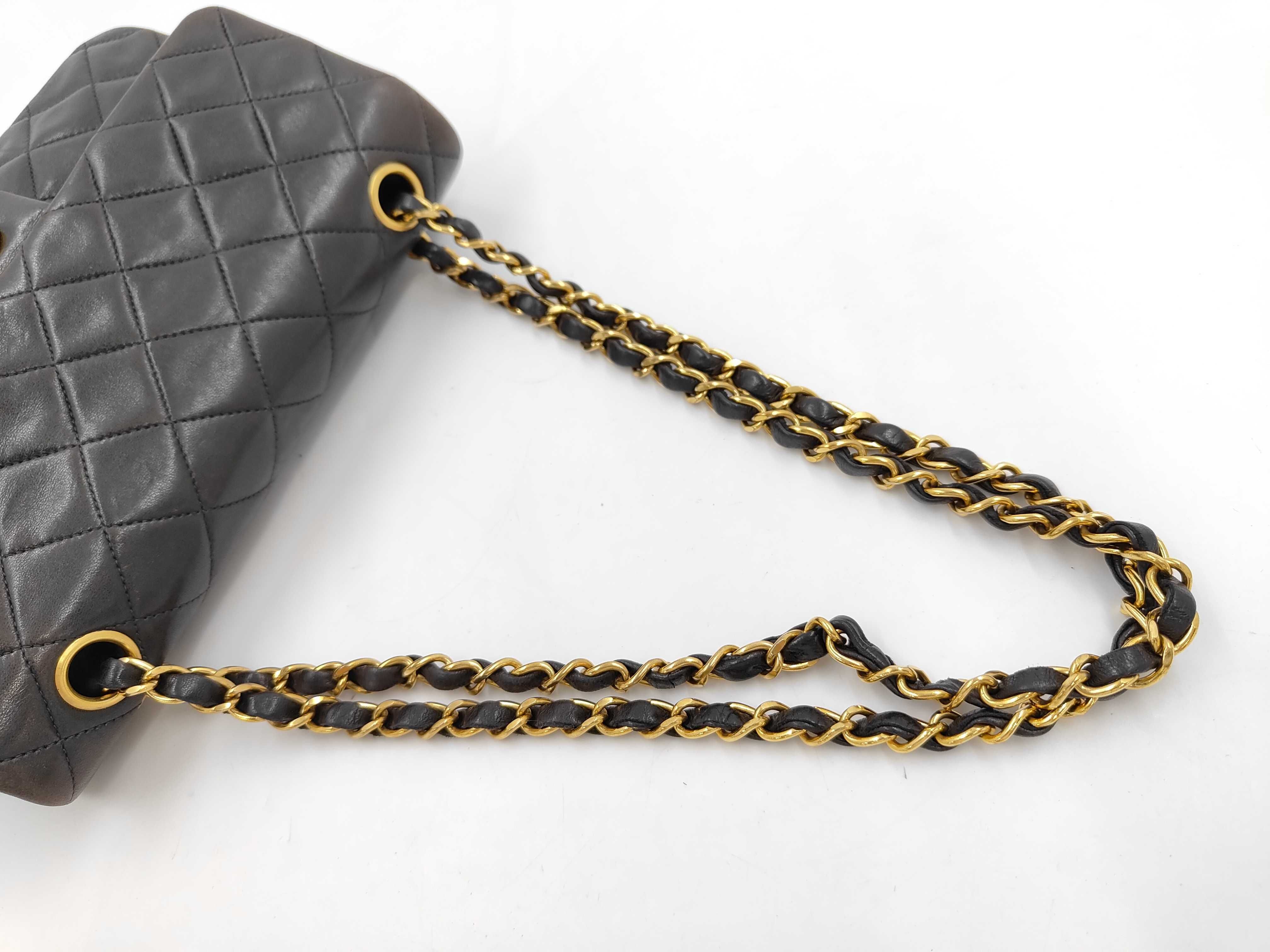 Matelassé 23 Double Flap Double Chain Lambskin Shoulder Bag — view 3
