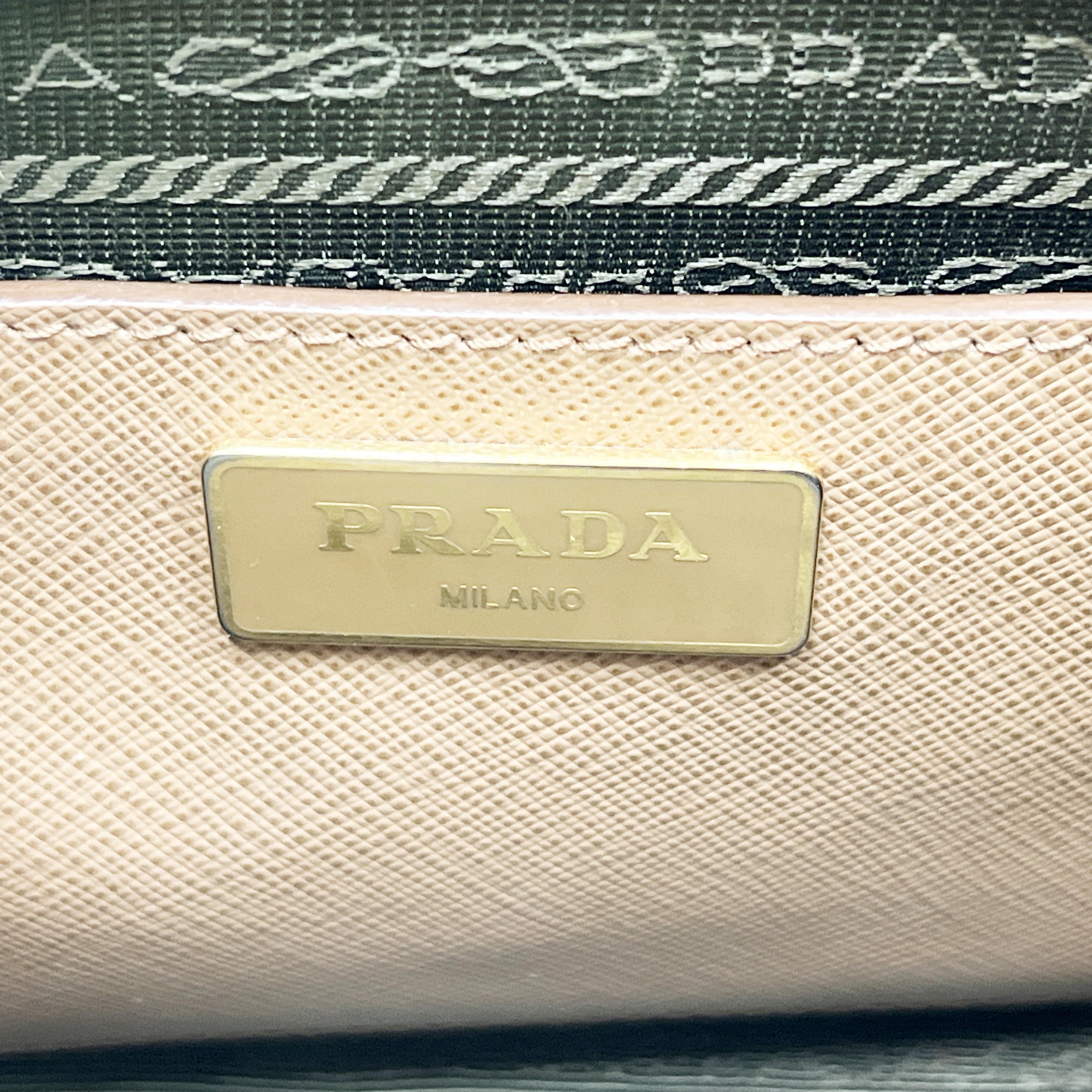 Promenade BL0837 Saffiano Brown x Beige 180 10 Handbag — view 11