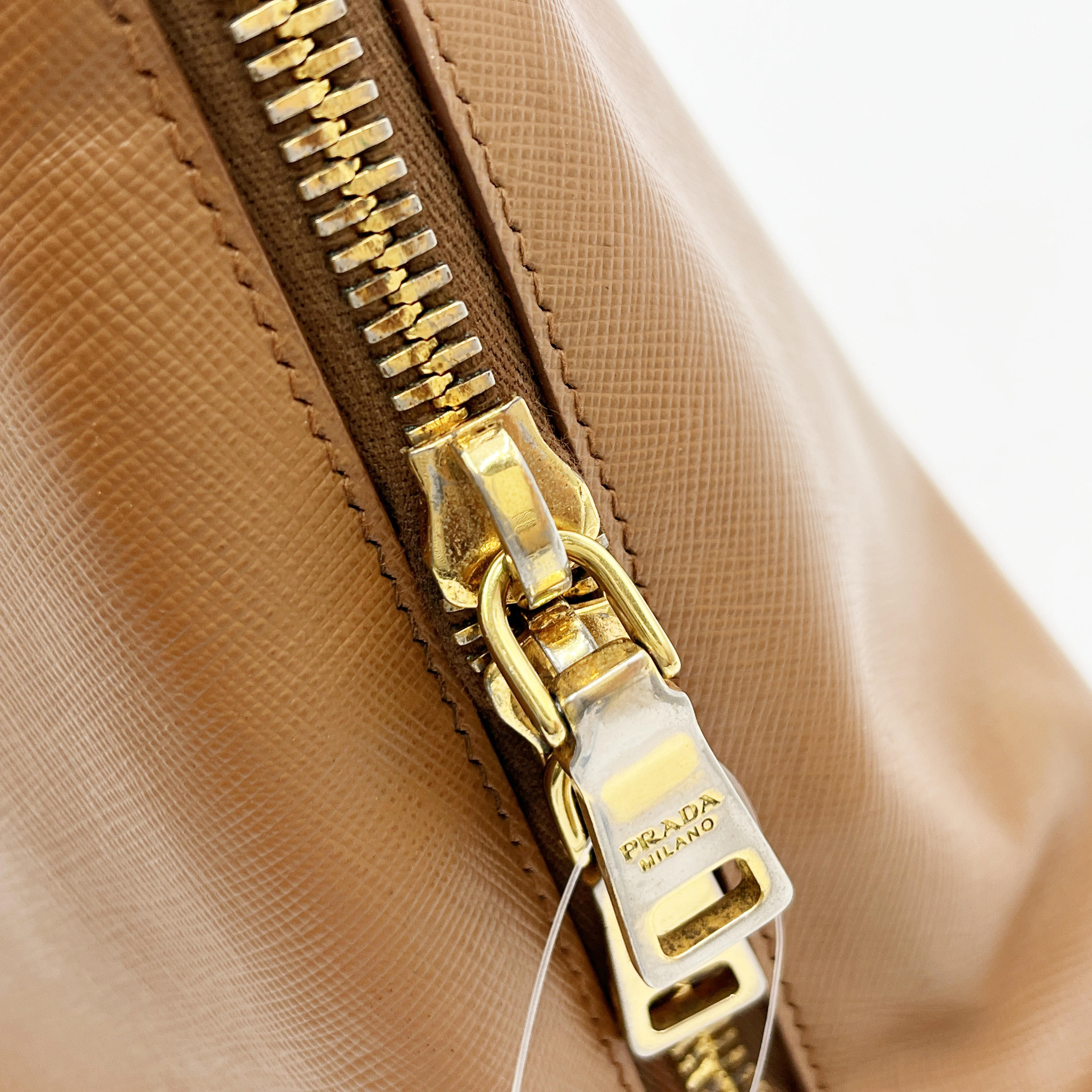 Promenade BL0837 Saffiano Brown x Beige 180 10 Handbag — view 8