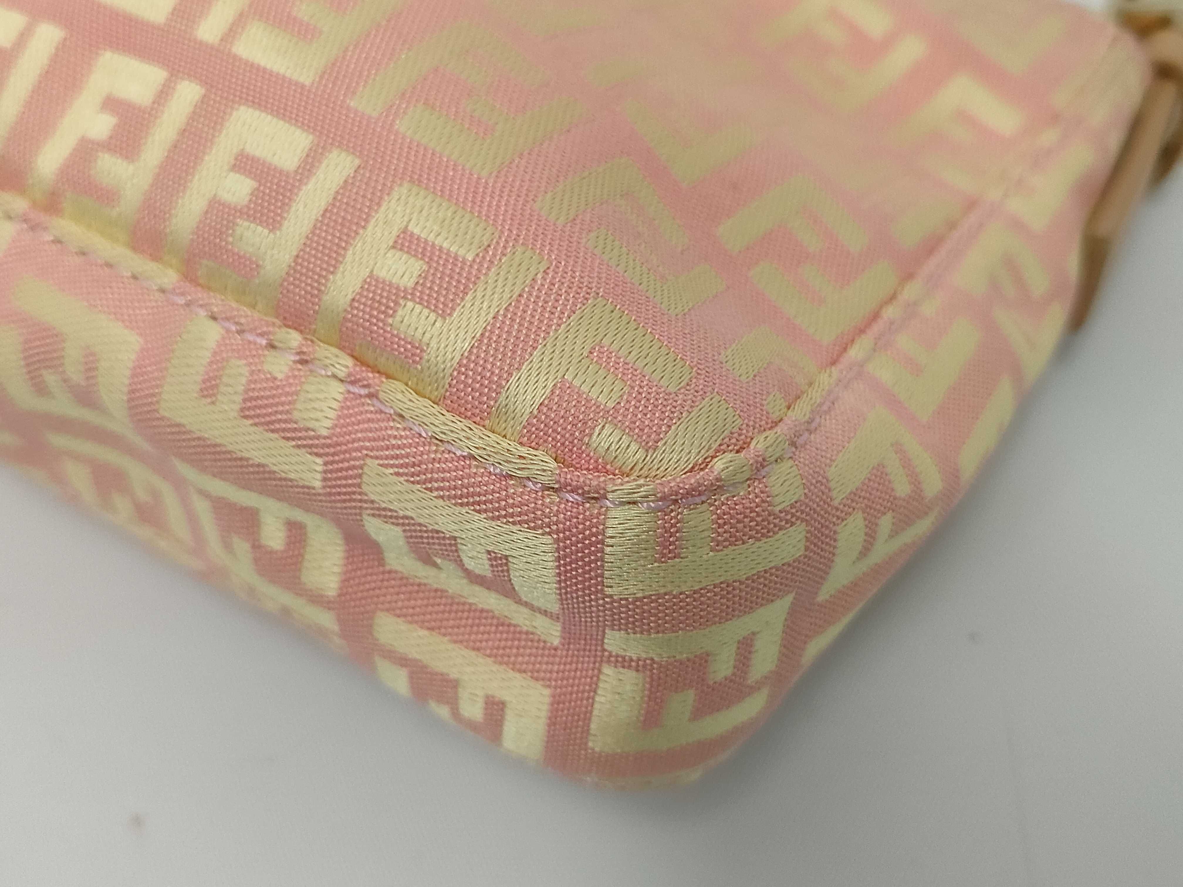 Zucca pattern Fendi handbag Zucchino pattern pink card bag handbag — view 4