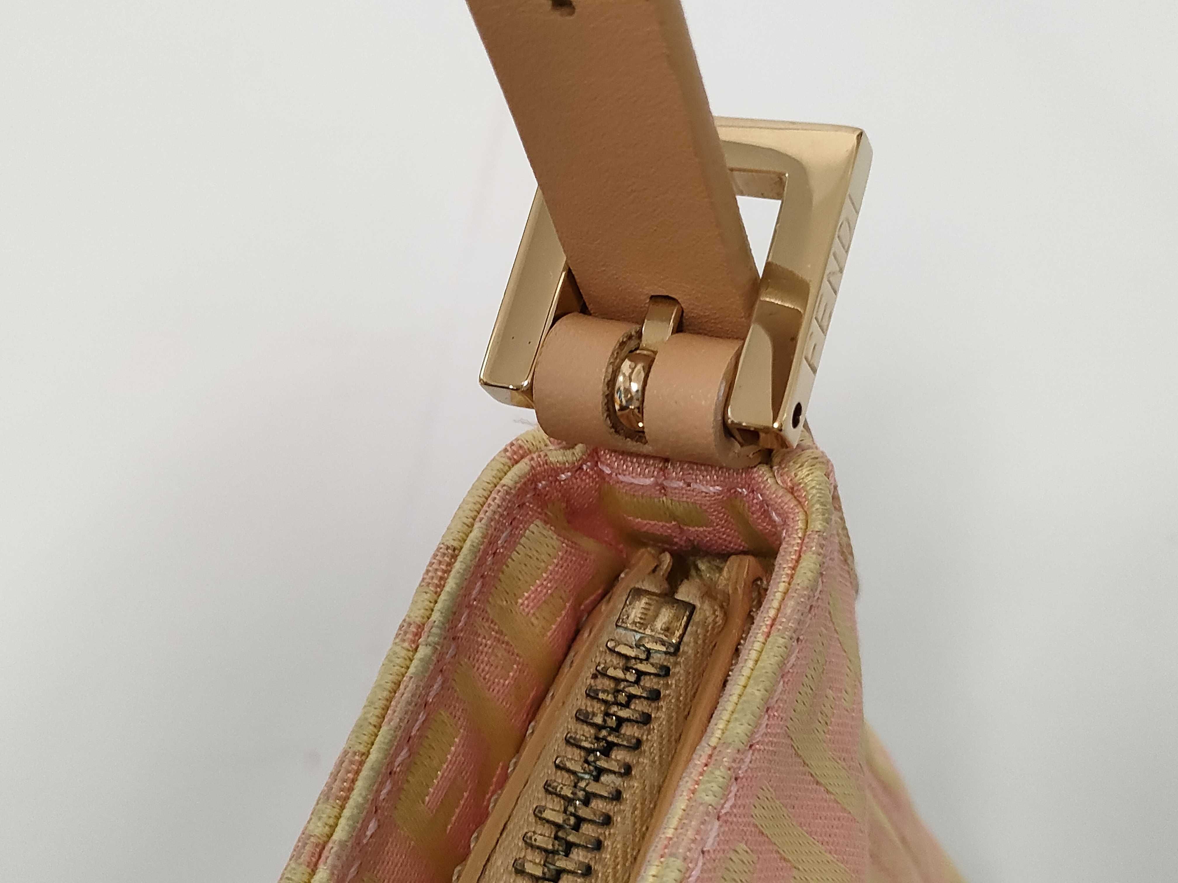 Zucca pattern Fendi handbag Zucchino pattern pink card bag handbag — view 7