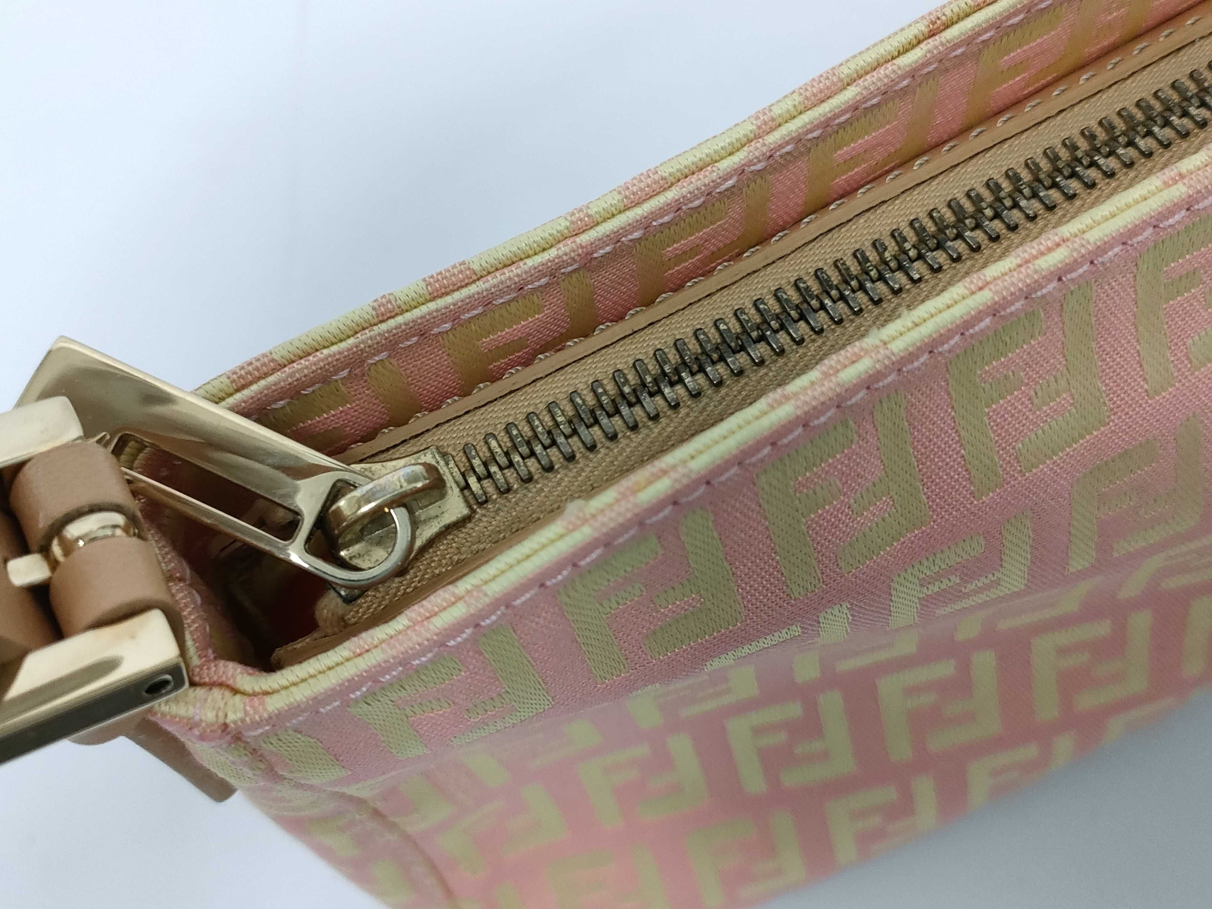 Zucca pattern Fendi handbag Zucchino pattern pink card bag handbag — view 8