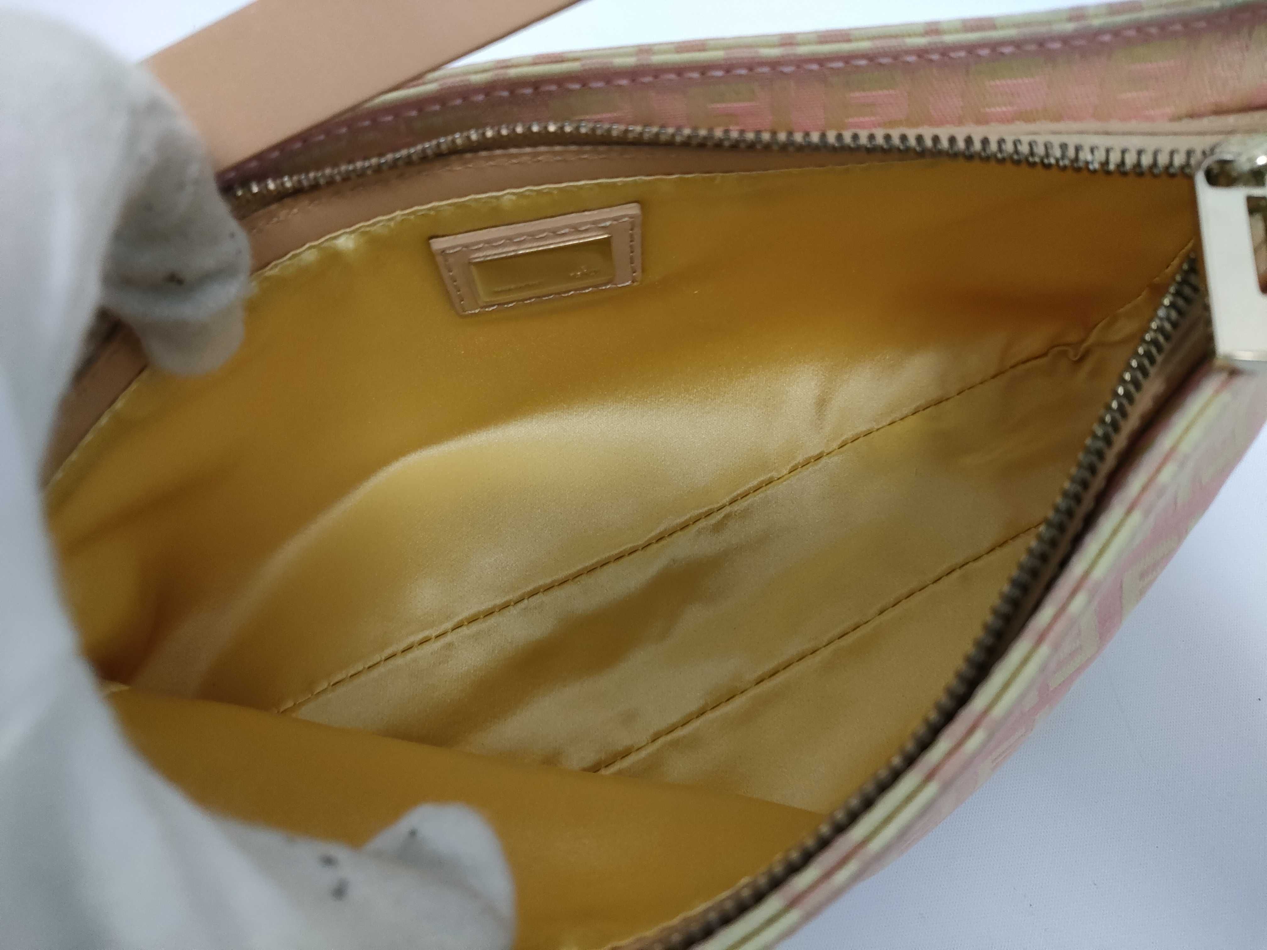 Zucca pattern Fendi handbag Zucchino pattern pink card bag handbag — view 9