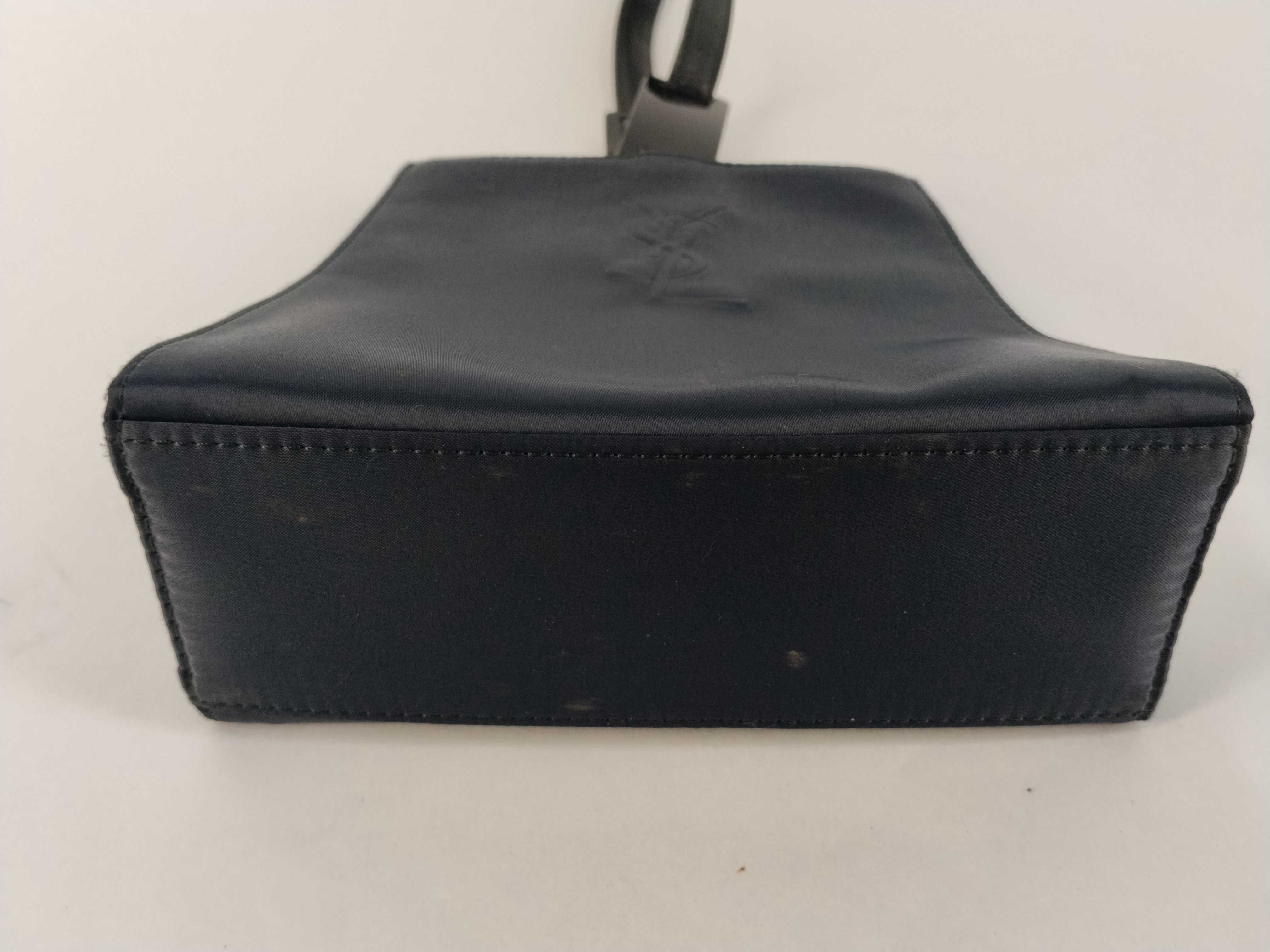 Embossed YSL Logo Handbag — view 7