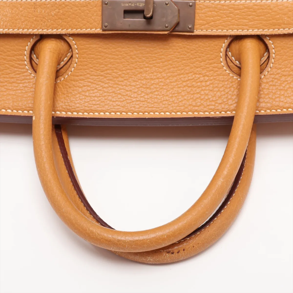 [Individually packaged] Hermes Haut à Courroies 45 Fjord Natural Gold Hardware V: 1992 — view 5