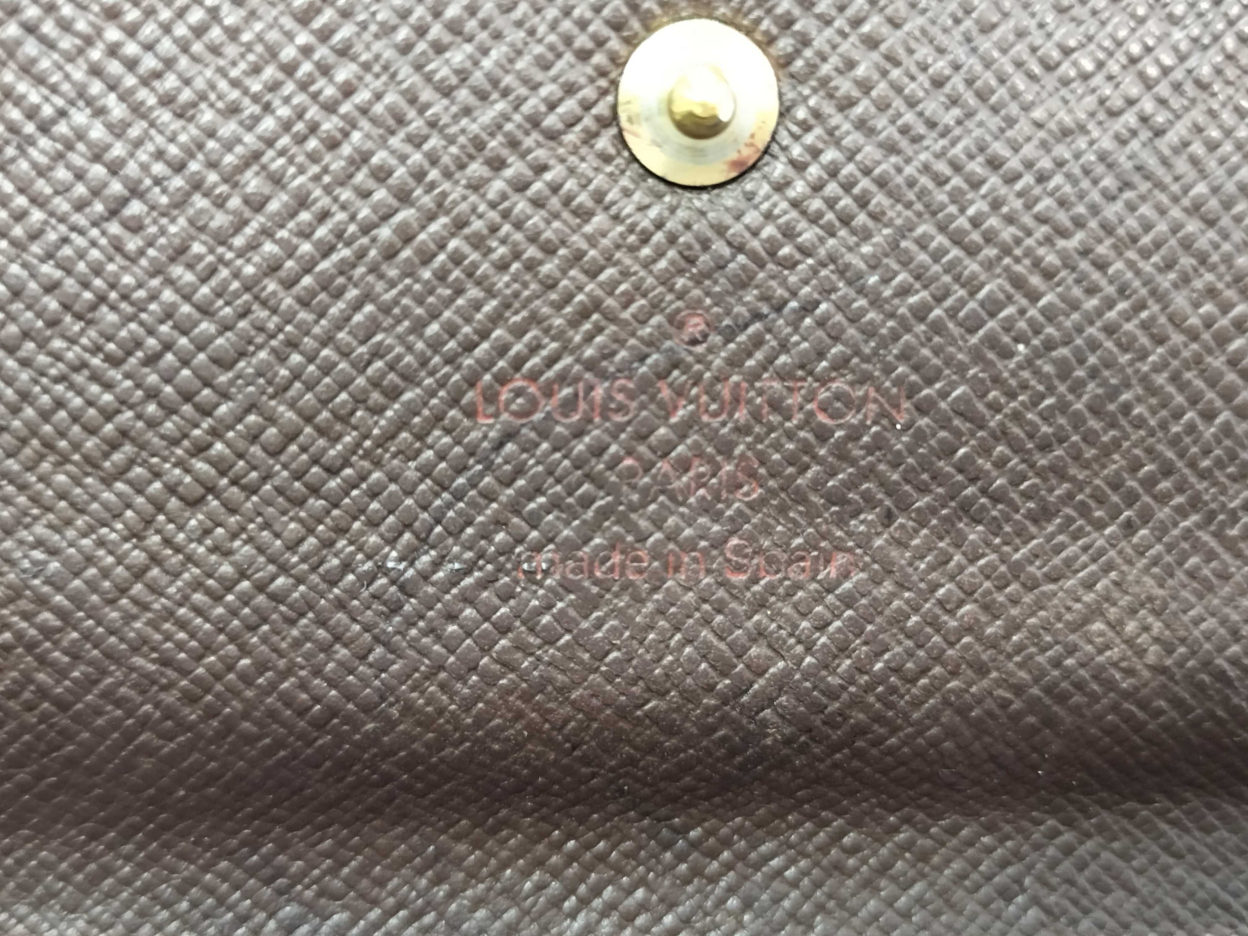 Damier Louis Vuitton Damier Portefeuille Sarah Wallet — view 13
