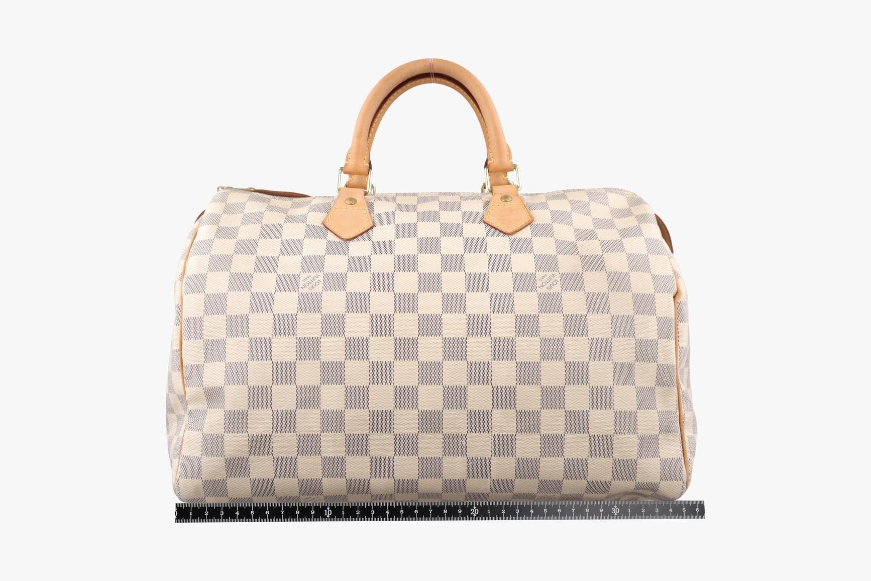 Speedy 35 Damier Canvas Azur — view 2