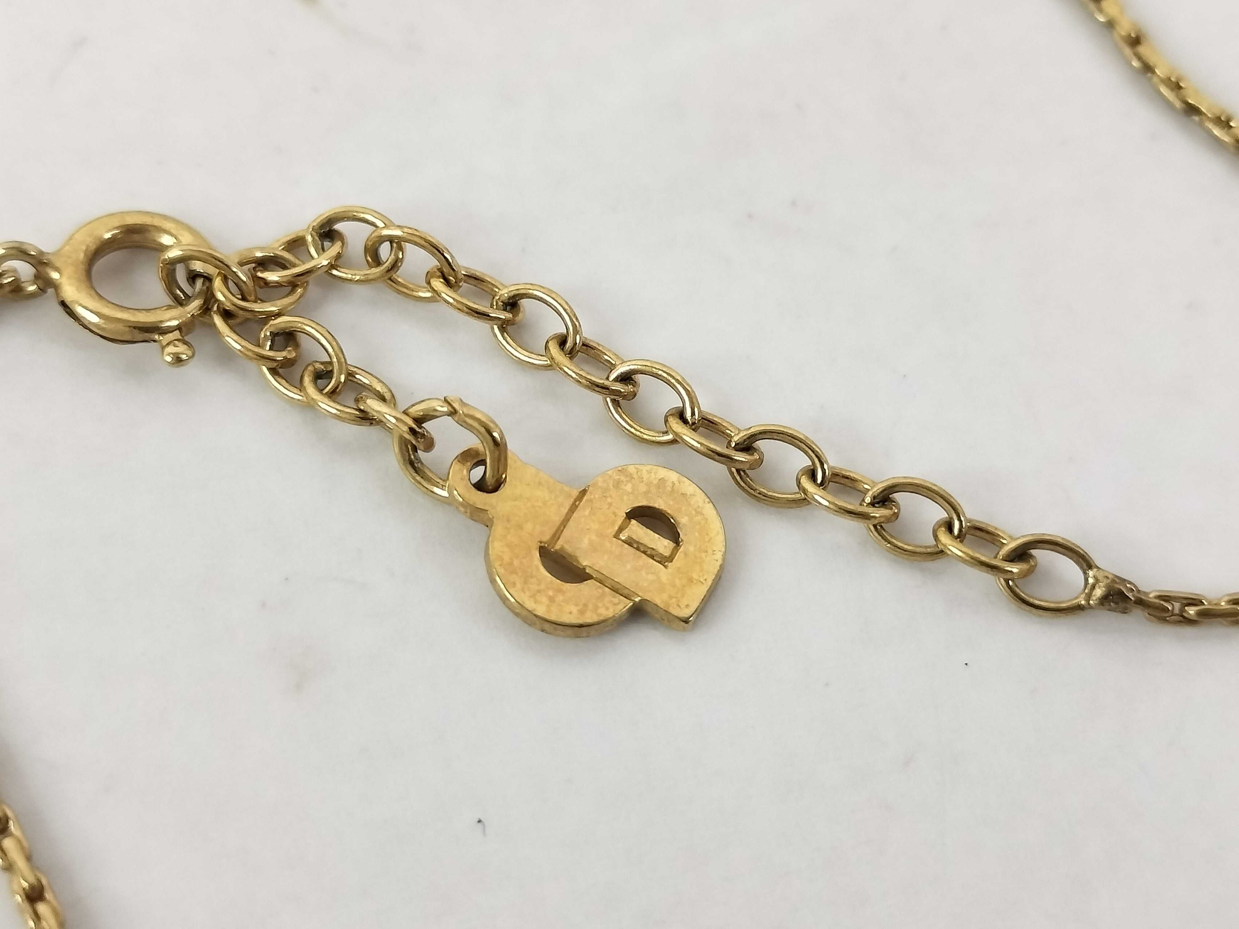 Gold Logo Necklace — view 10